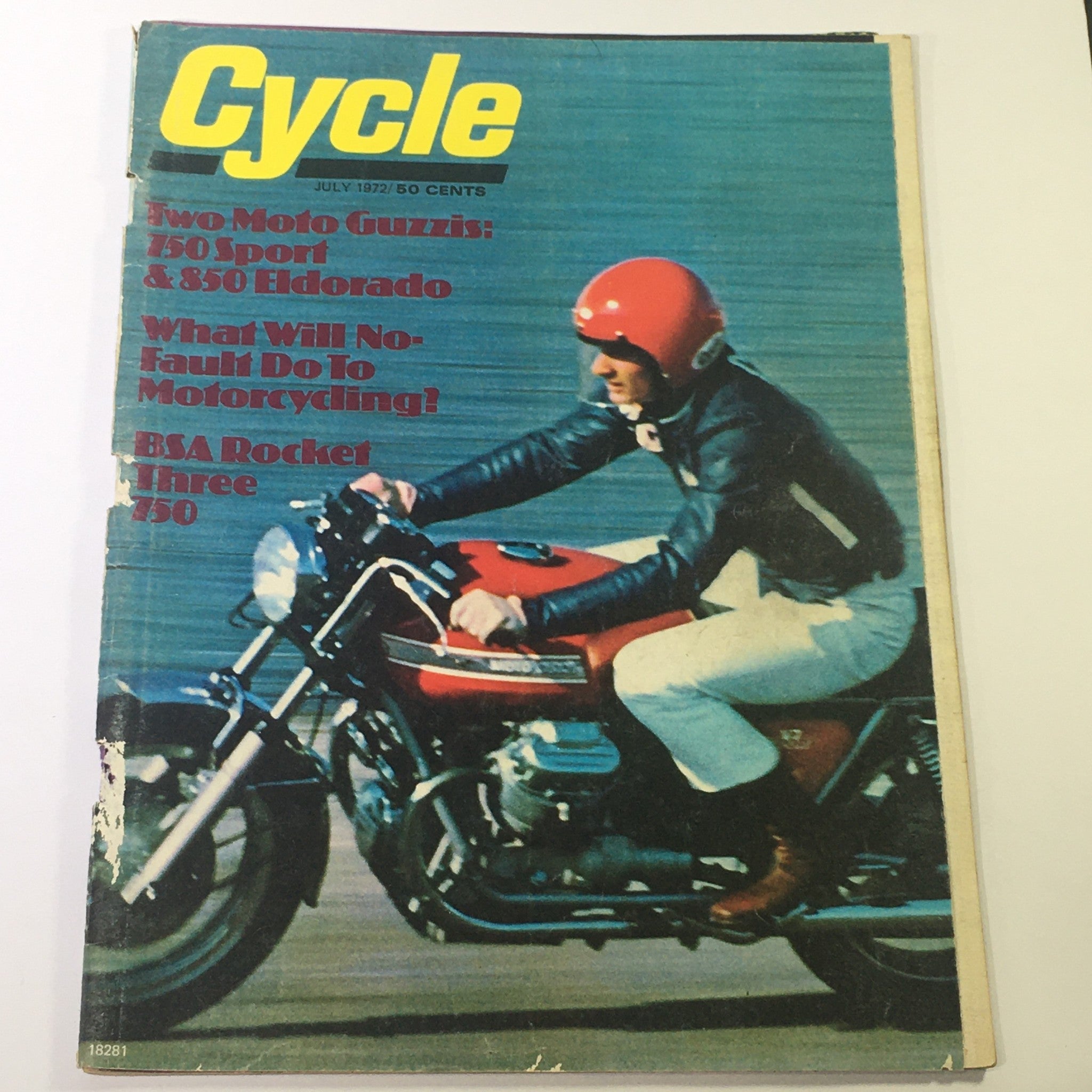 VTG Cycle Magazine July 1972 - Two Motto Guzzis 750 Sport and 850 Eldorado