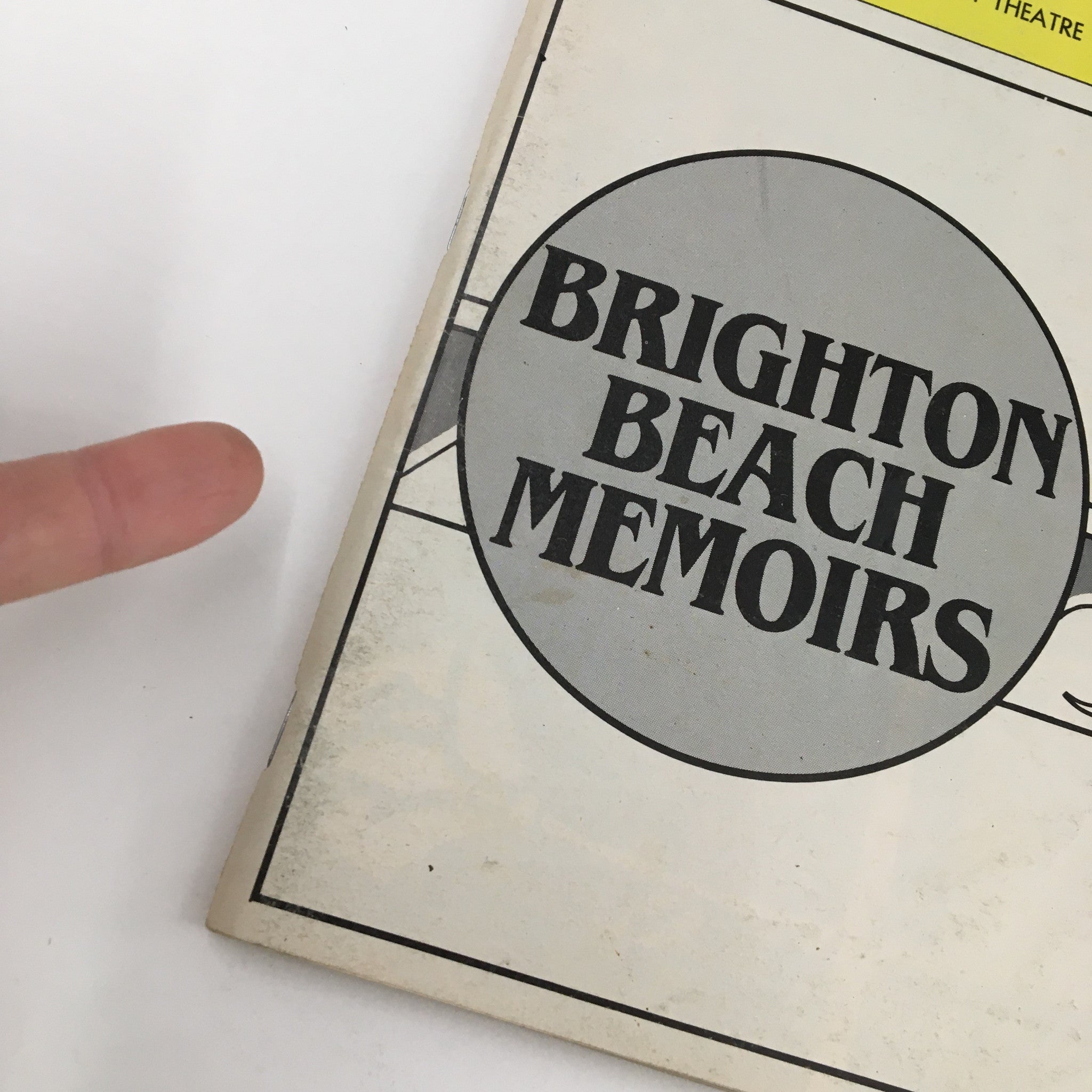 1985 Playbill Forty-Sixth Street Theatre Neil Simon's Brighton Beach Memoirs