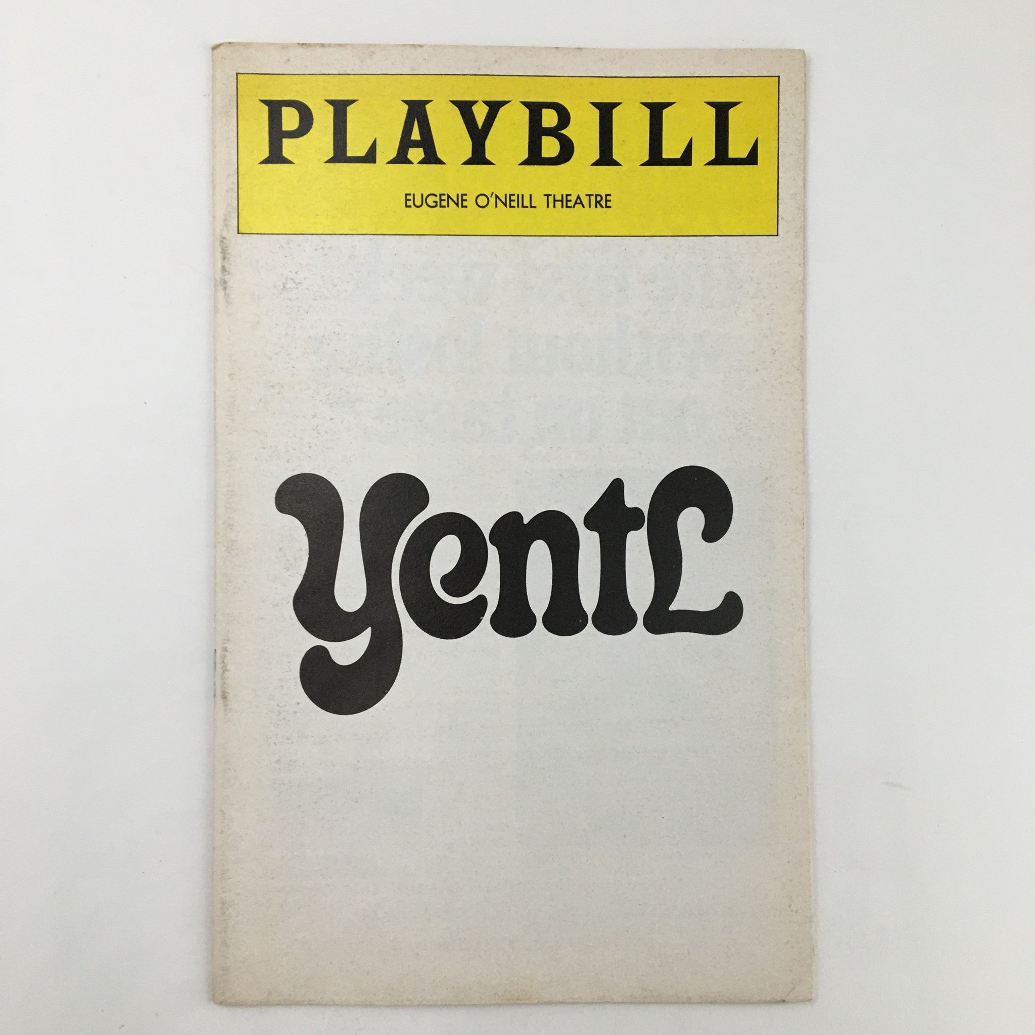 1975 Playbill Eugene O'Neill Theatre Isaac Bashevis Singer's Yentl by R. Kalfin