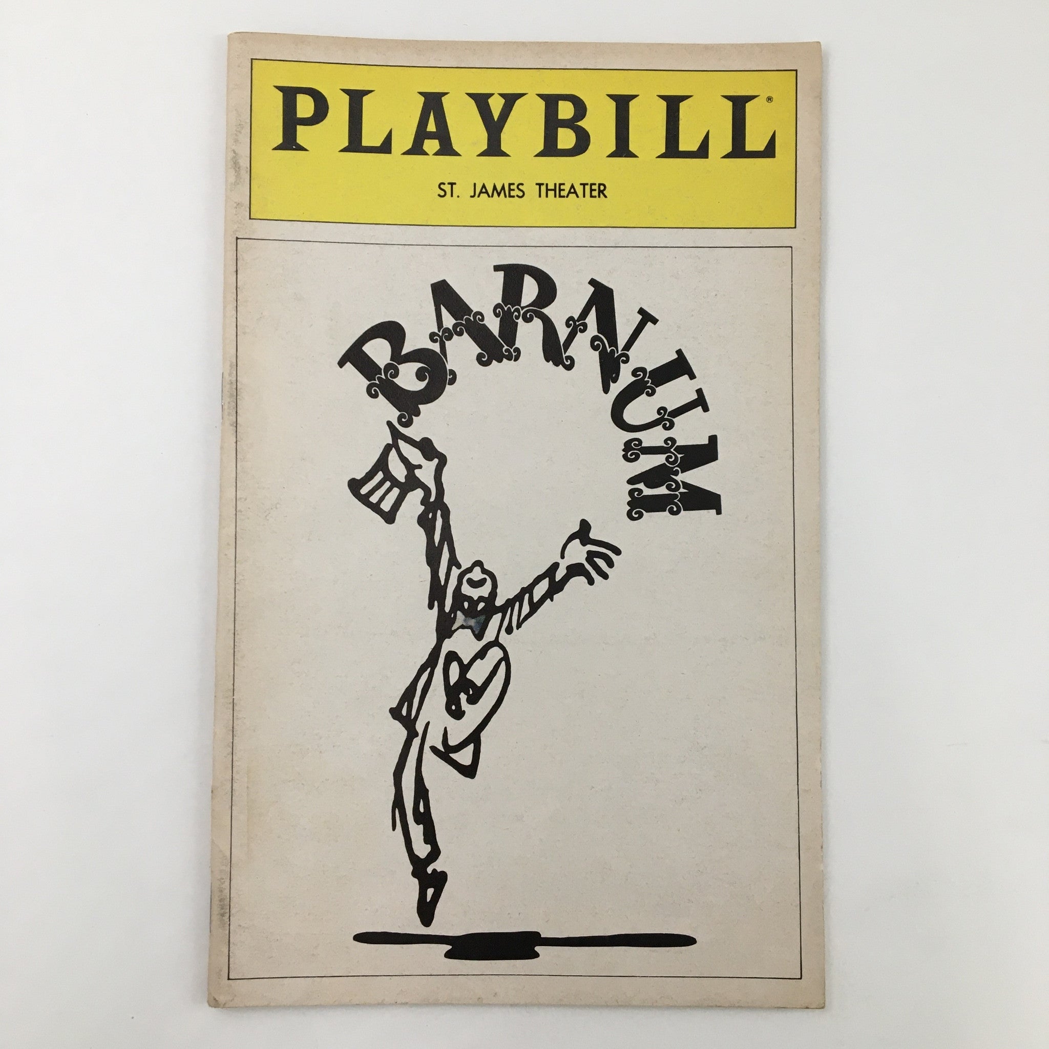 1981 Playbill St. James Theatre Present Jim Dale in Barnum by Joe Layton