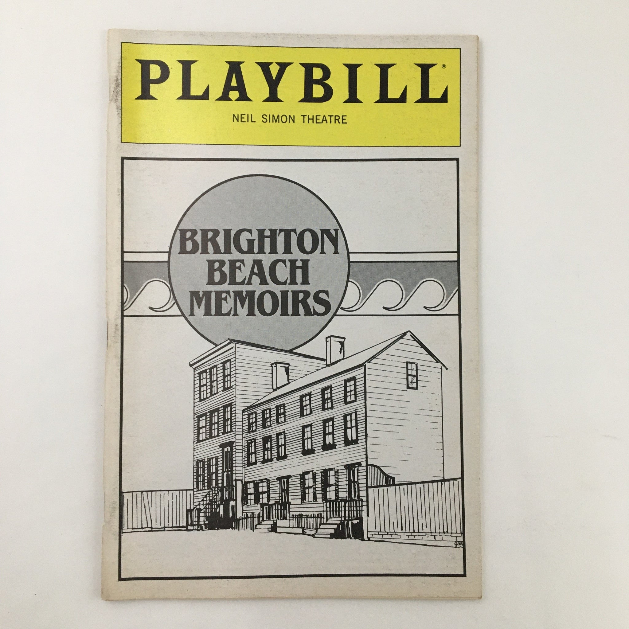 1983 Playbill Neil Simon Theatre Brighton Beach Memoirs J. Patrick Breen