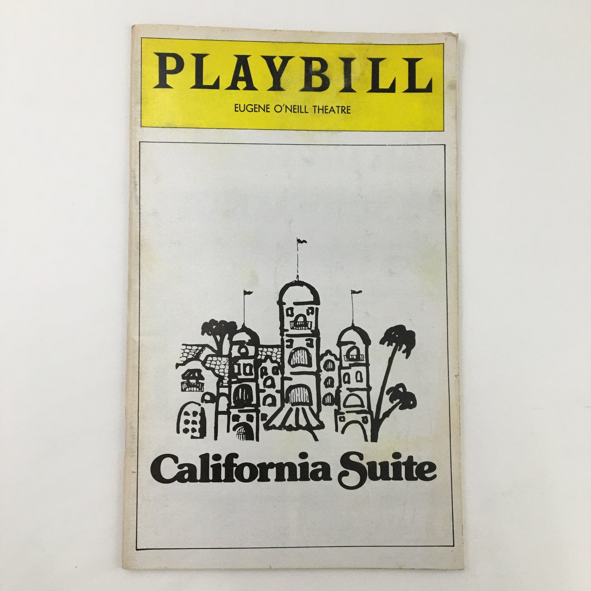 1976 Playbill Eugene O'Neill Theatre Jack Weston California Suites by Gene Saks