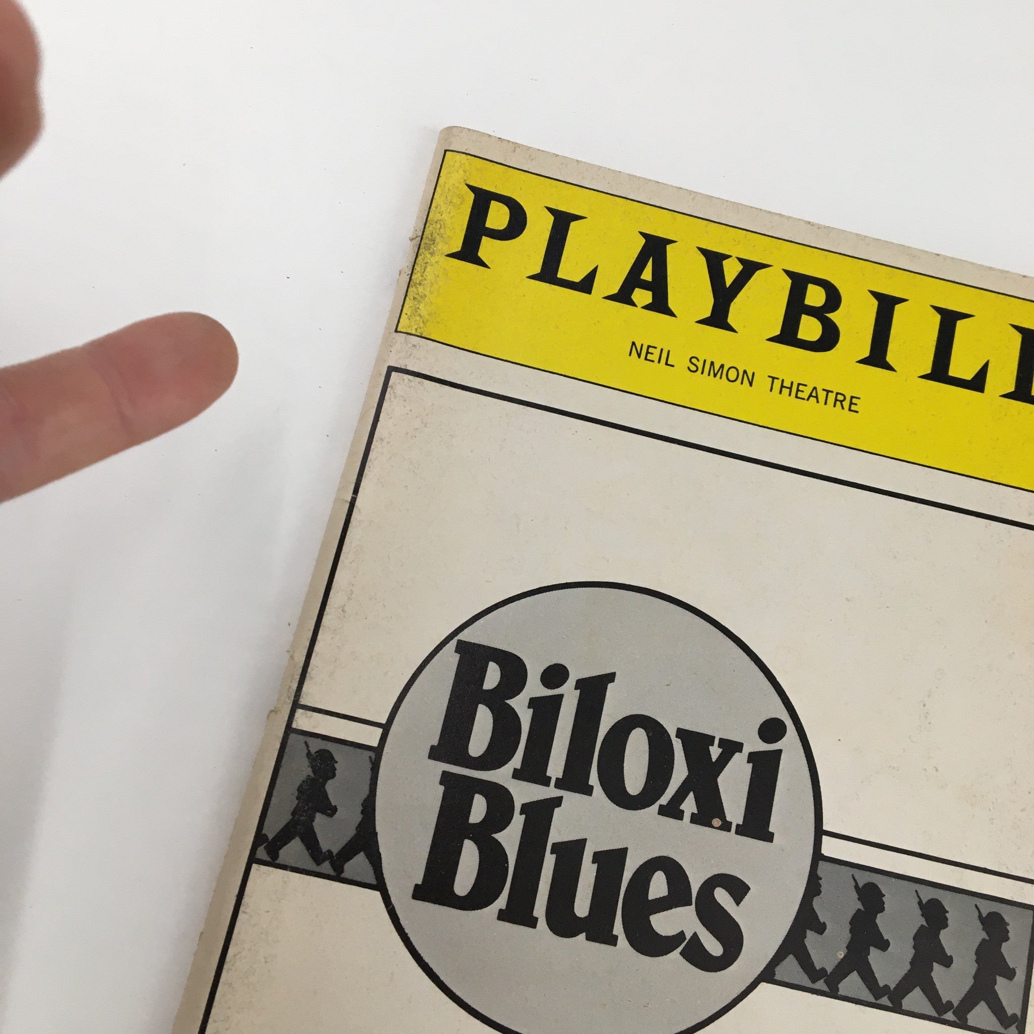 1985 Playbill Neil Simon Theatre Biloxi Blues William Ragsdale by Gene Saks