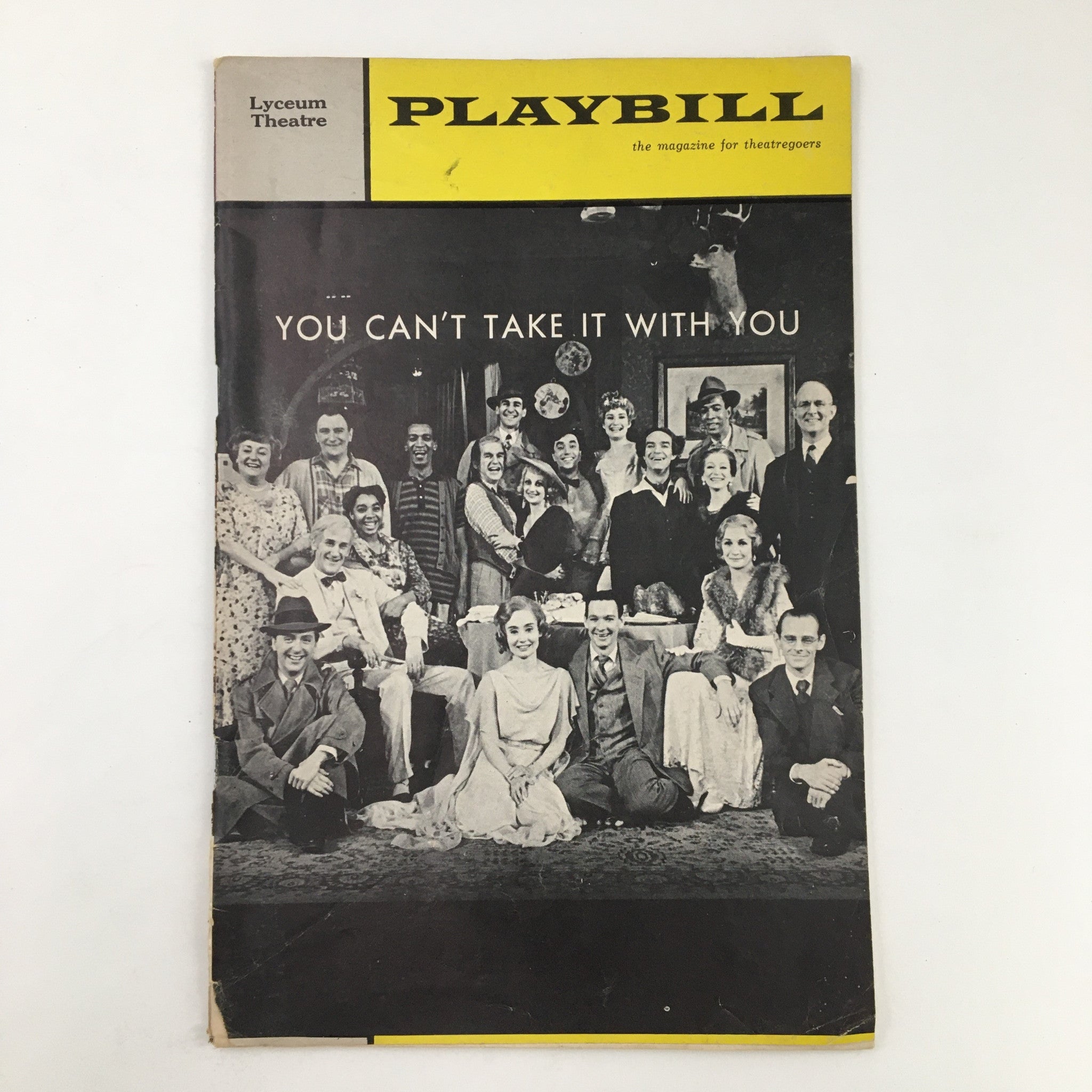 1966 Playbill Lyceum Theatre You Can't Take It With You by George S. Kaufman