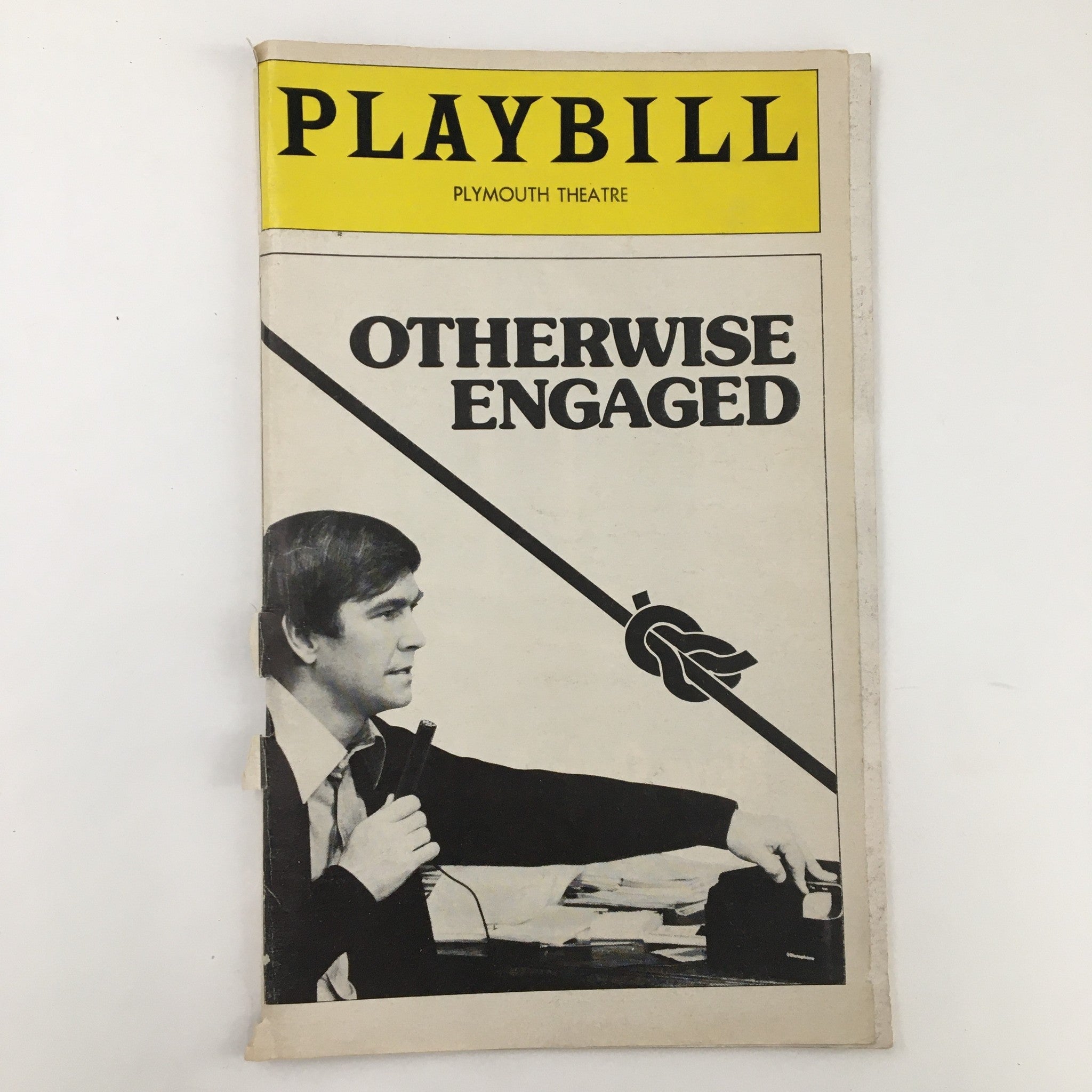 1977 Playbill Plymouth Theatre Tom Courtenay in Otherwise Engaged by Simon Gray