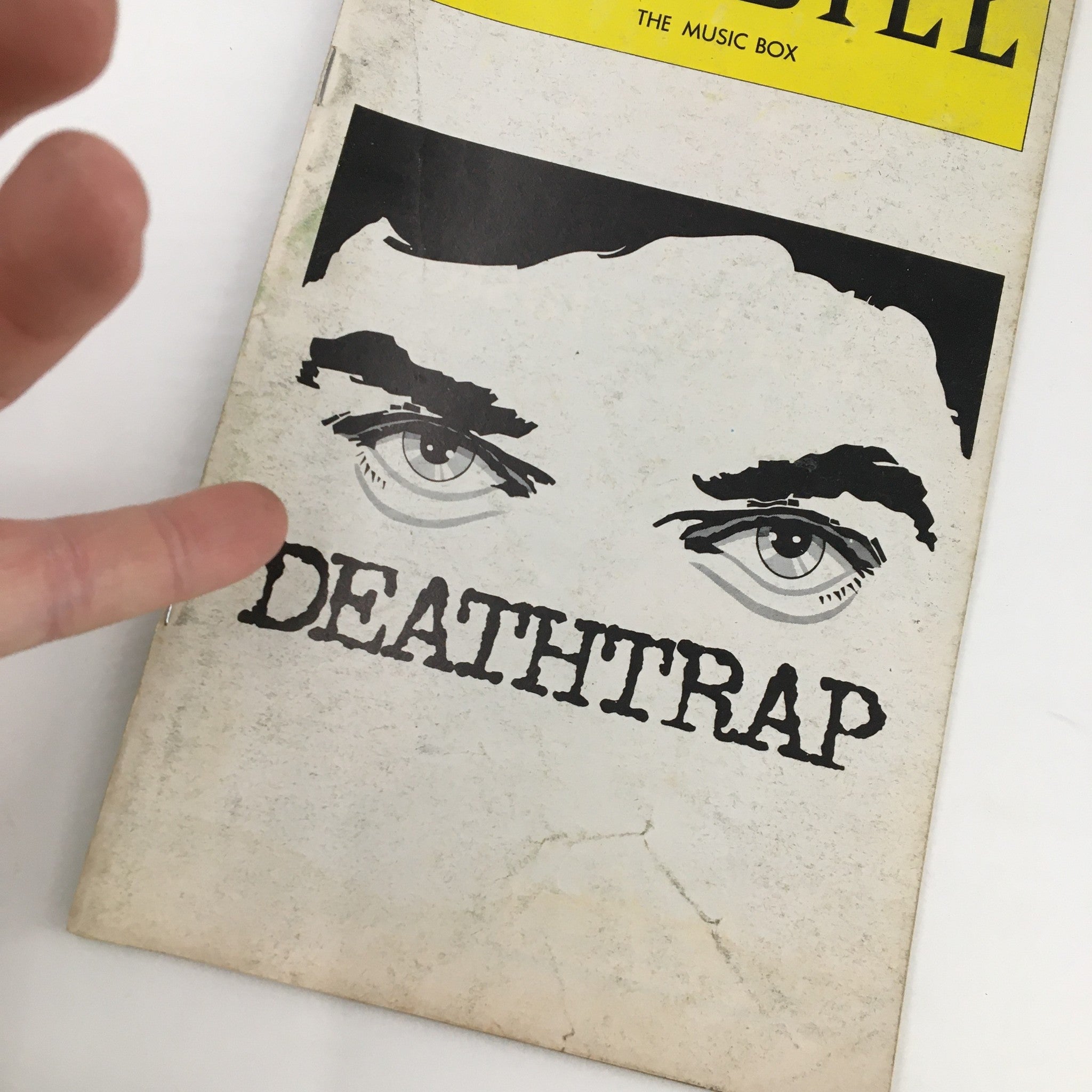 1978 Playbill The Music Box John Wood in Ira Levin's Deathtrap by Robert Moore