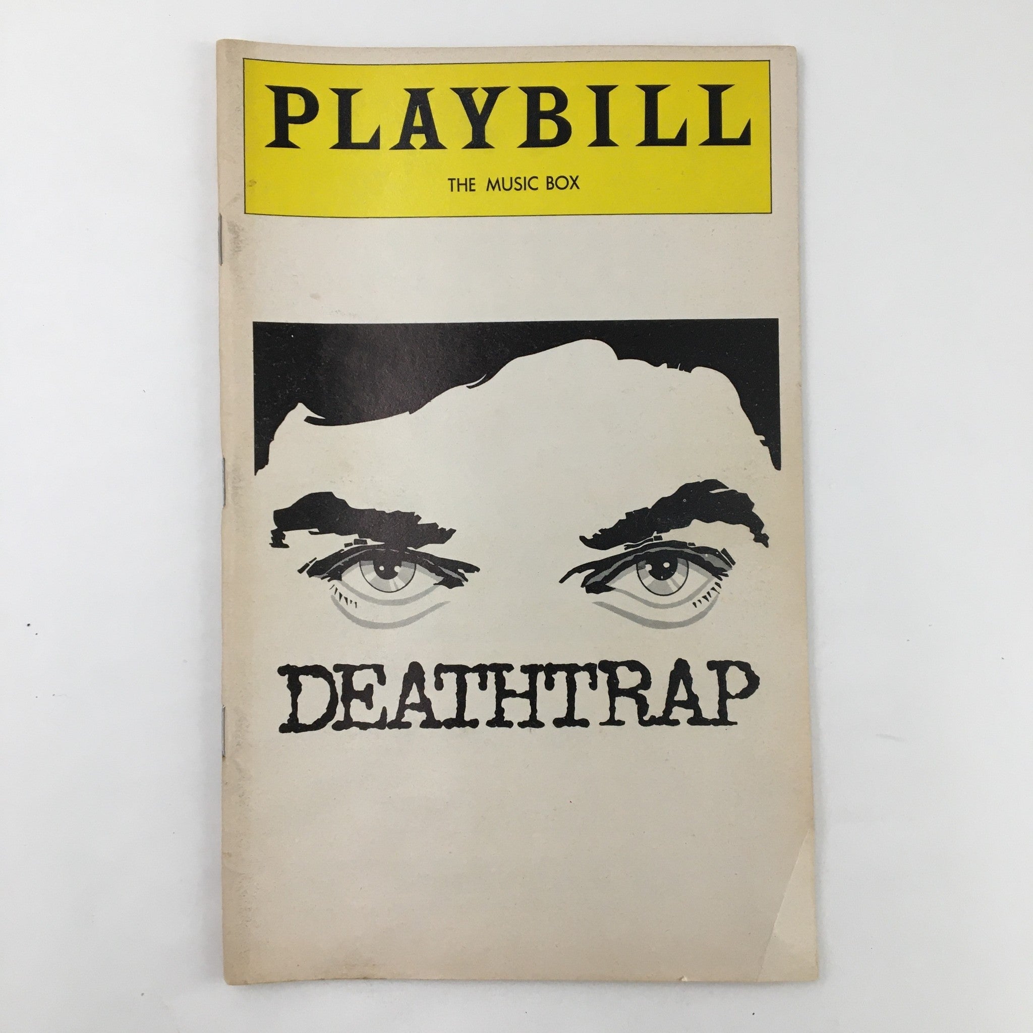 1978 Playbill The Music Box John Wood in Ira Levin's Deathtrap Comedy Thriller