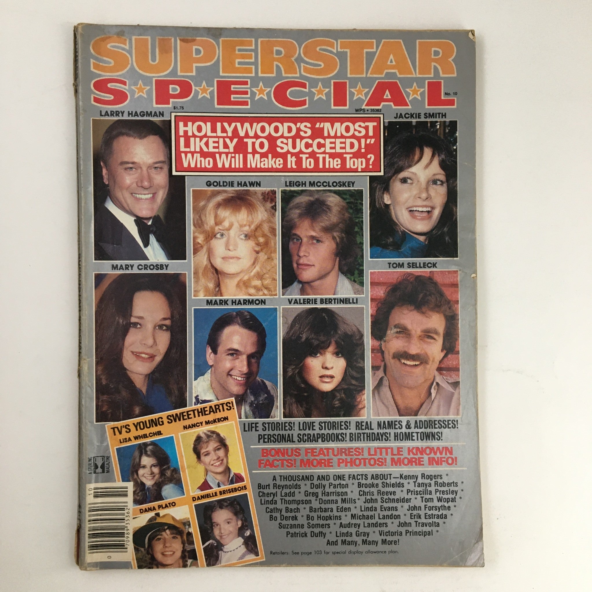 Superstar Special No. 10 Larry Hagman, Mary Crosby & Goldie Hawn No Label