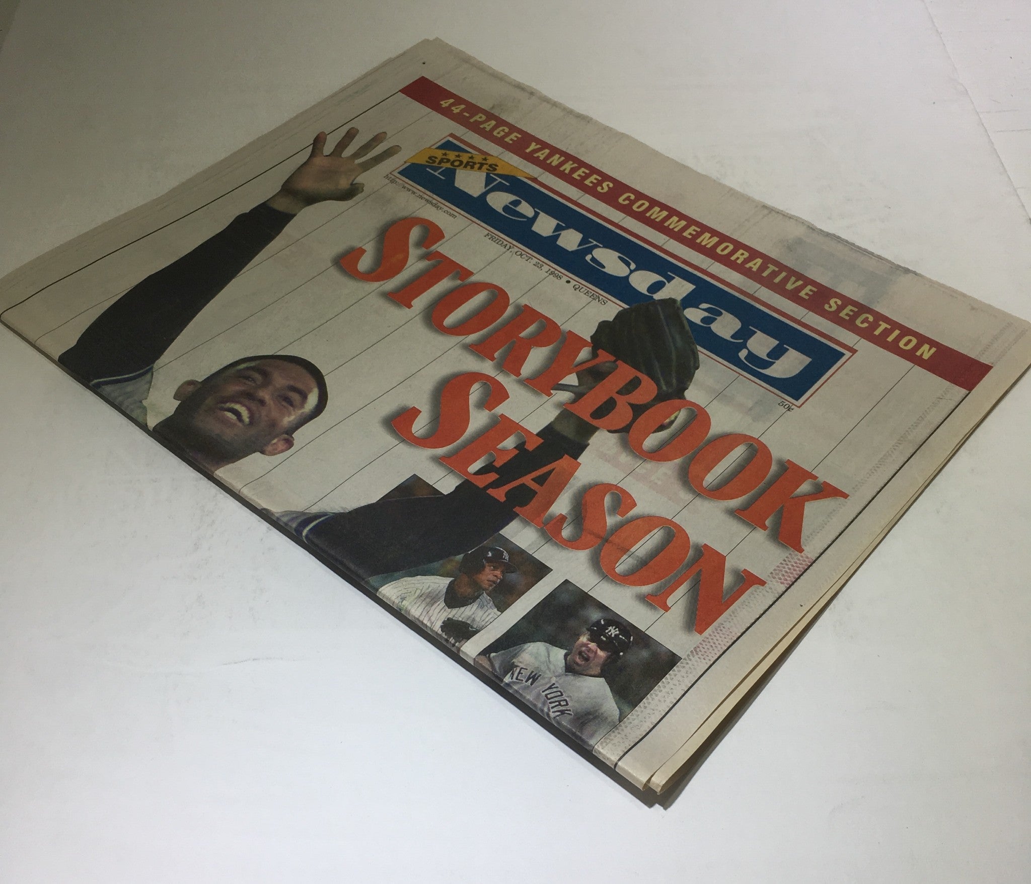 Newsday: Oct 23 1998 Storybook Season Mariano RIvera NY yankees world series