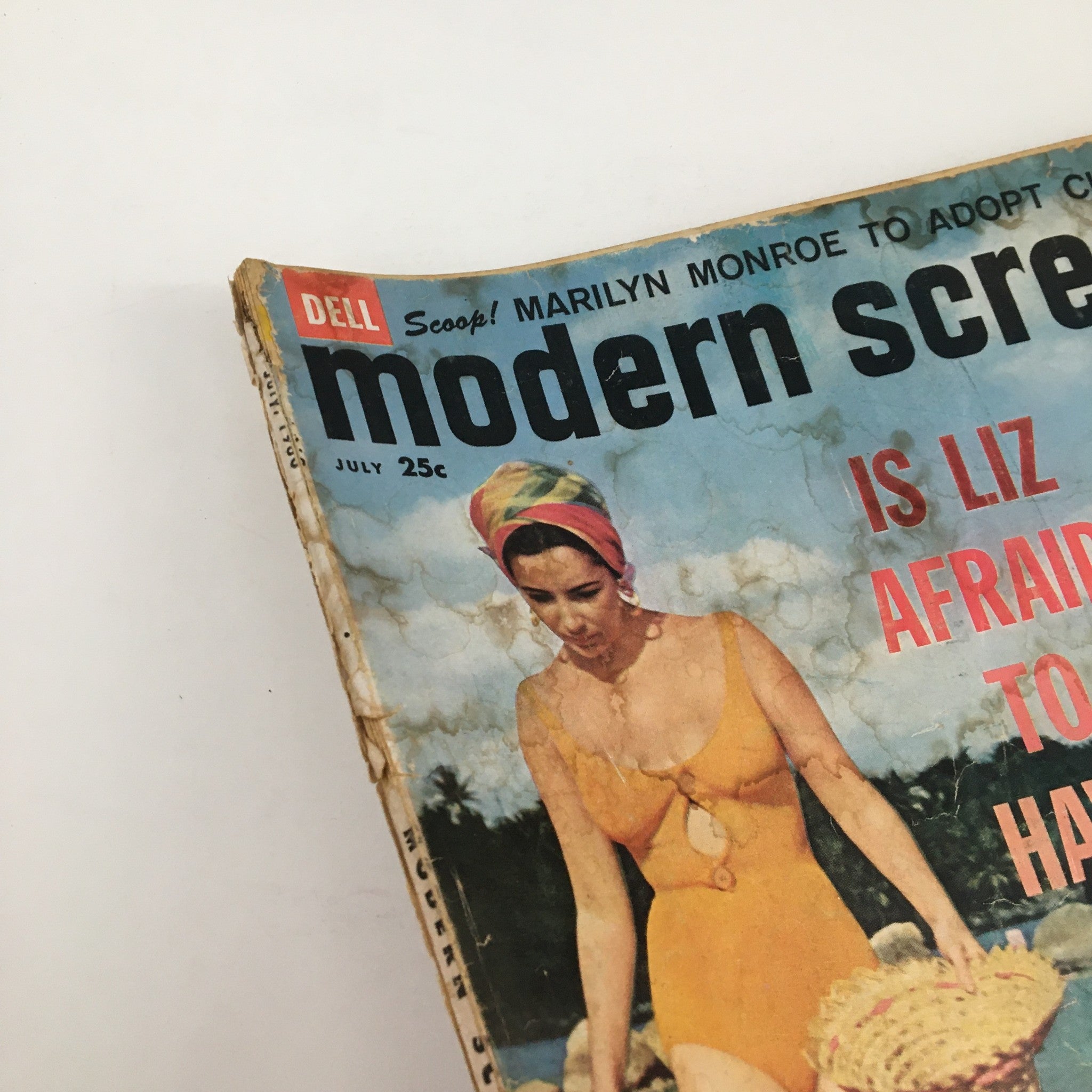 Modern Screen Magazine July 1960 Elizabeth Taylor & Eddie Fisher No Label