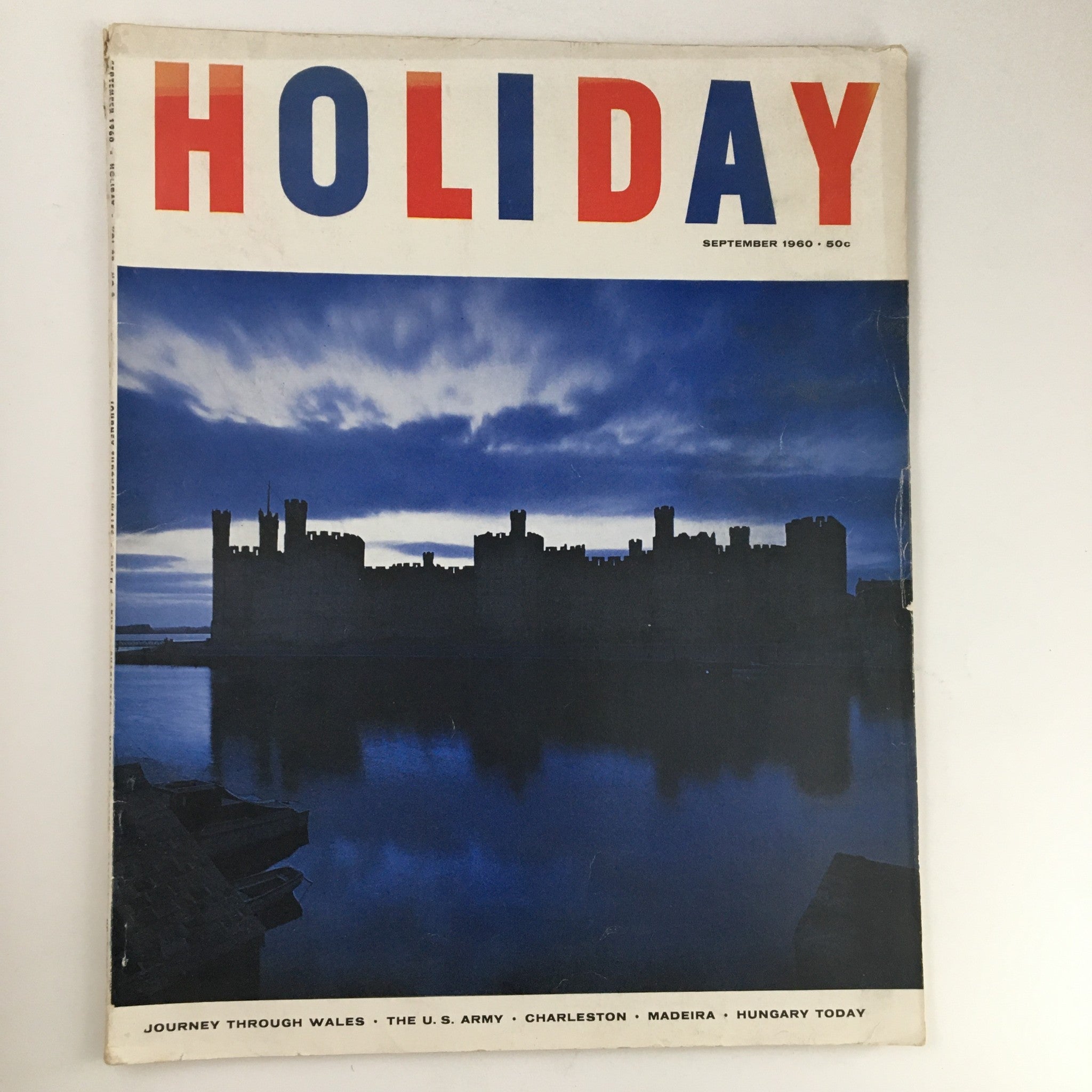 Holiday Magazine September 1960 Journey Through Wales & The U.S. Army No Label