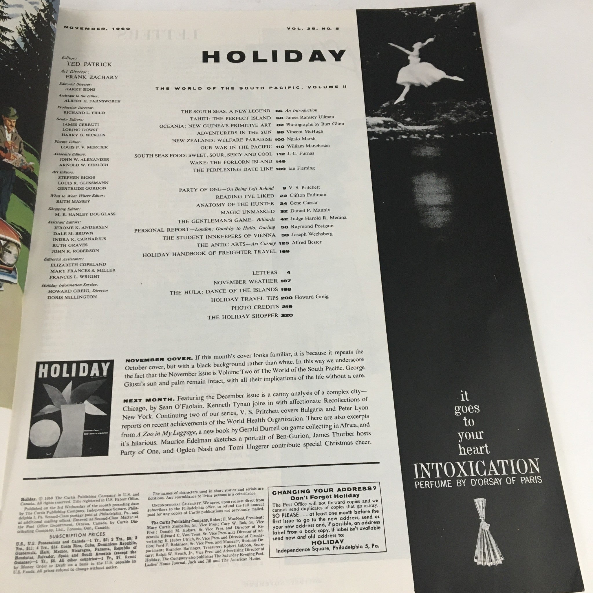 Holiday Magazine November 1960 The Hula Dance of the Islands No Label