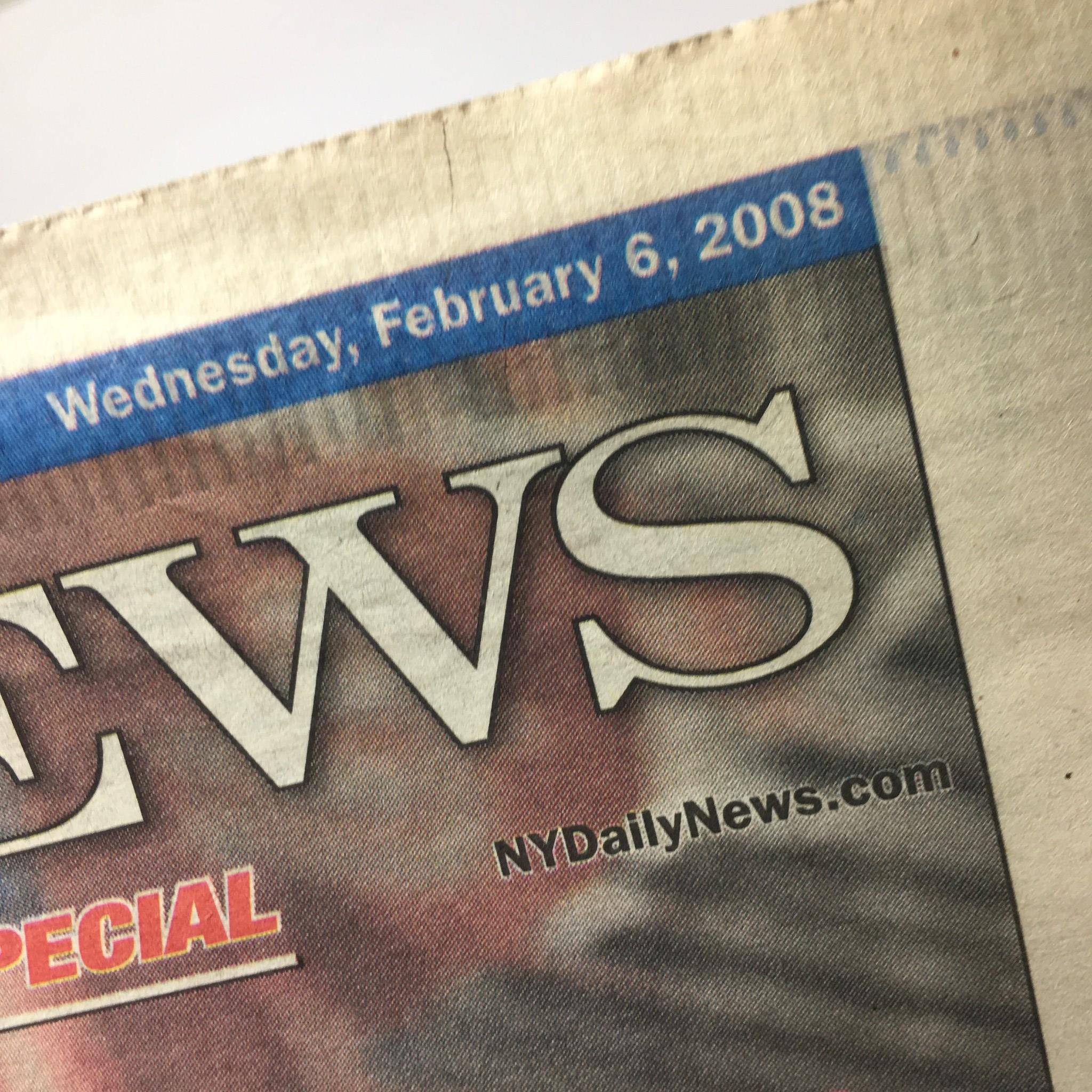 New York Daily News: Feb 6 2008 NY Giants Super Bowl XLII Champions