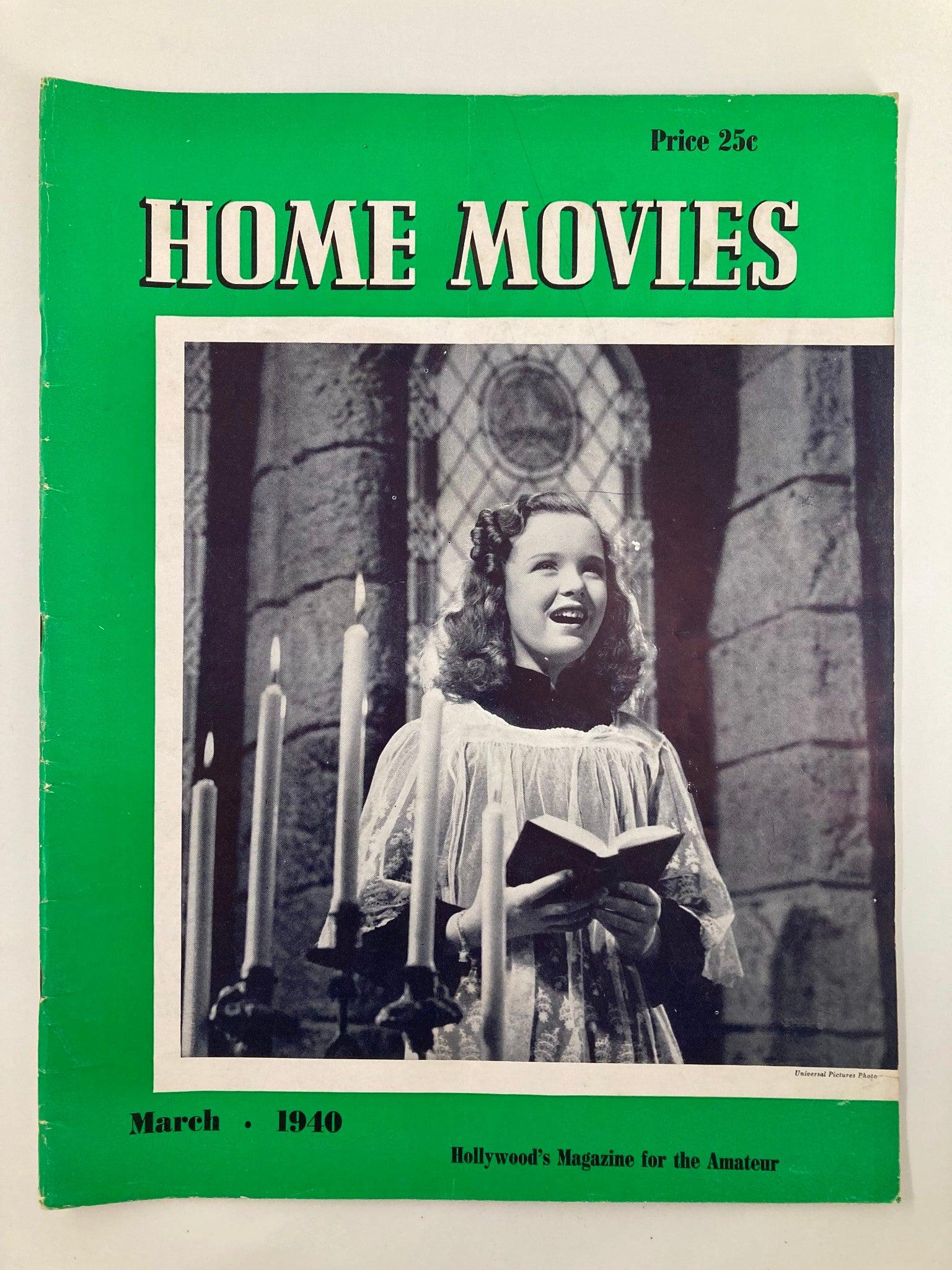 VTG Home Movies Magazine March 1940 Directory of Amateur Cine Clubs No Label