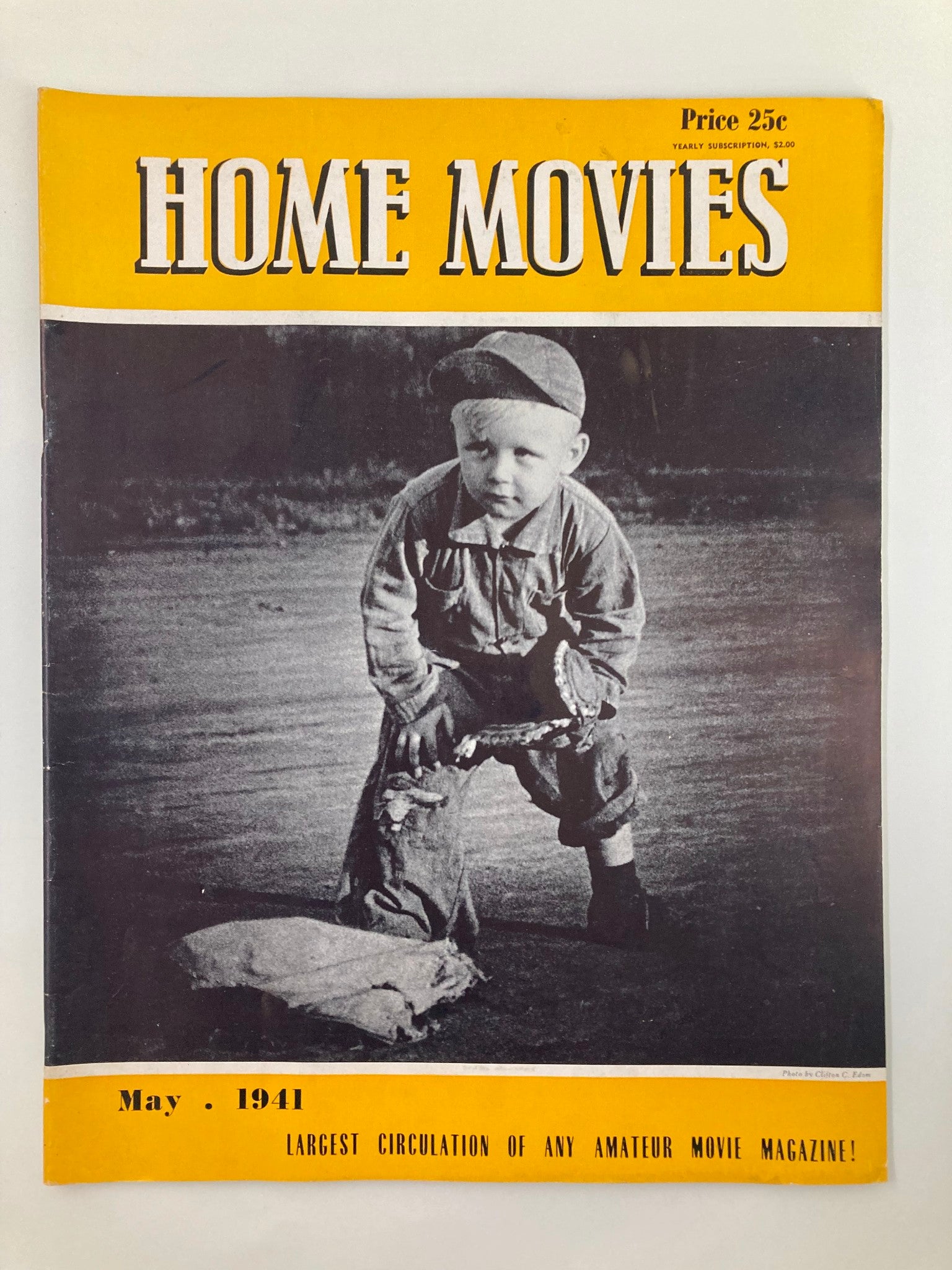 VTG Home Movies Magazine May 1941 'A Pain In The Night' Movie No Label