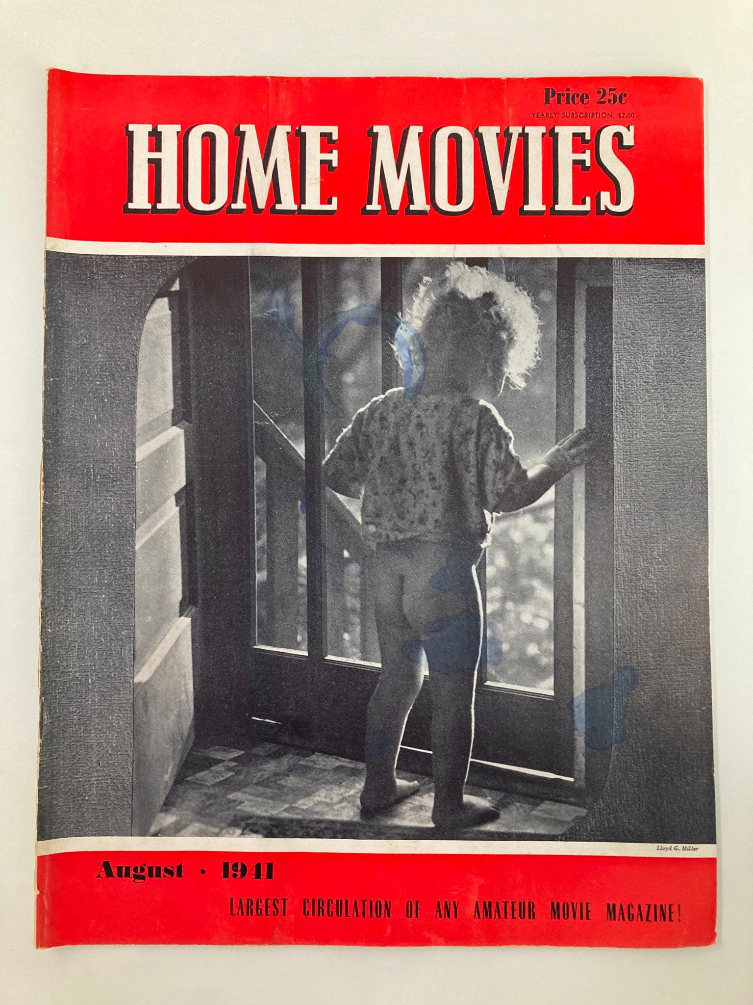 VTG Home Movies Magazine August 1941 Design For A Wedding Movie No Label