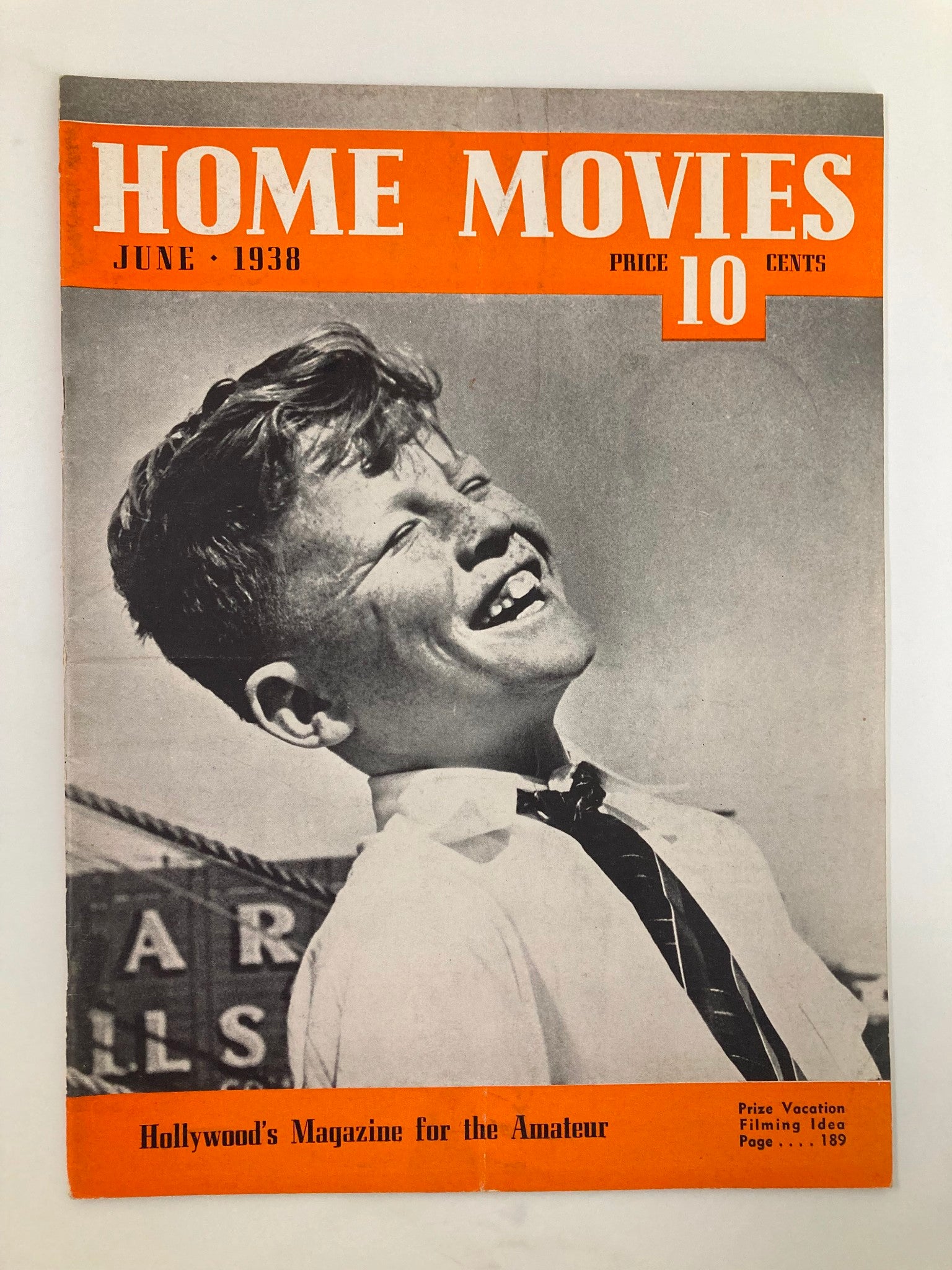 VTG Home Movies Magazine June 1938 The Honey Moon is Over No Label