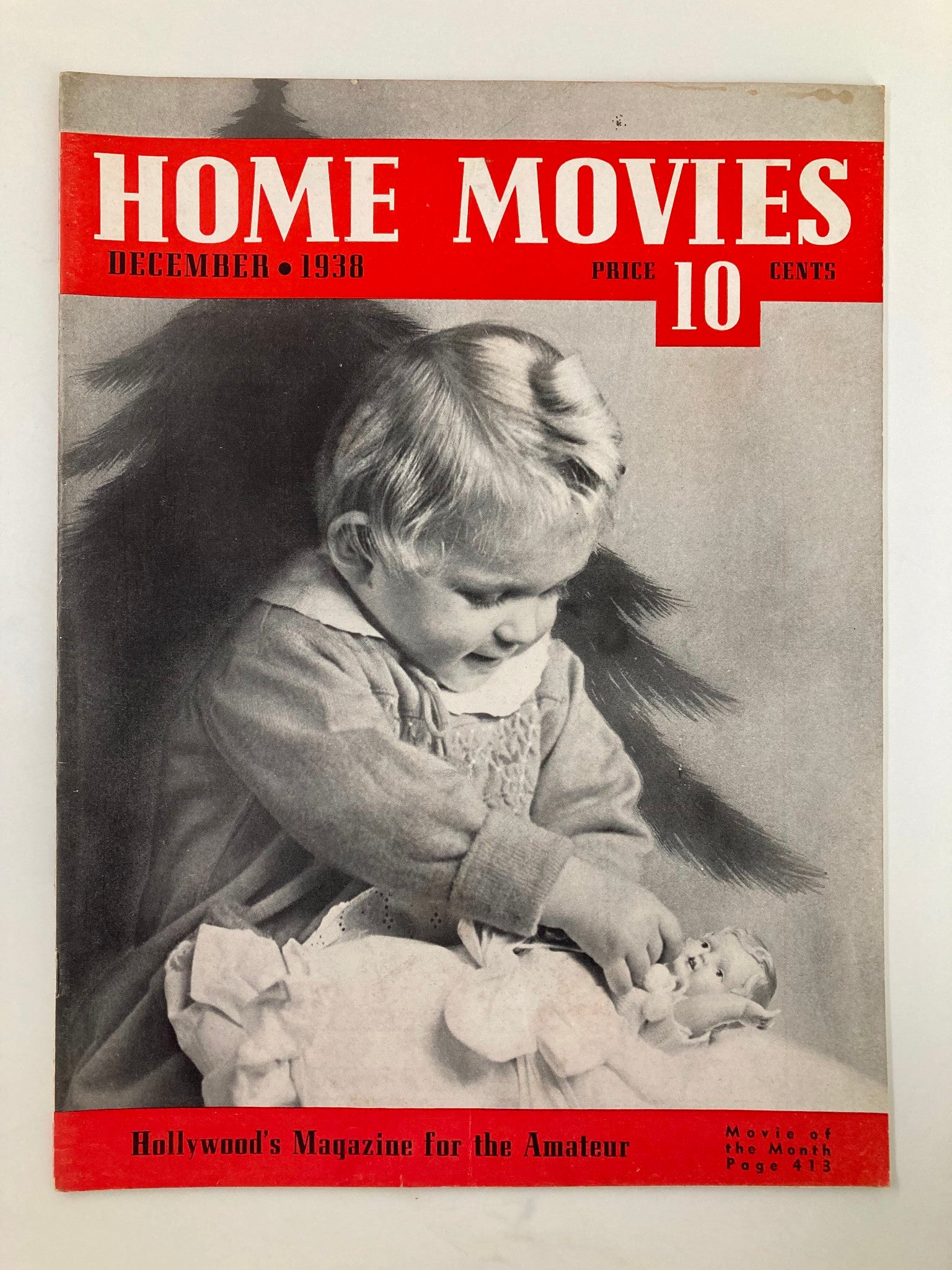 VTG Home Movies Magazine December 1938 Flood the Tree with Light No Label