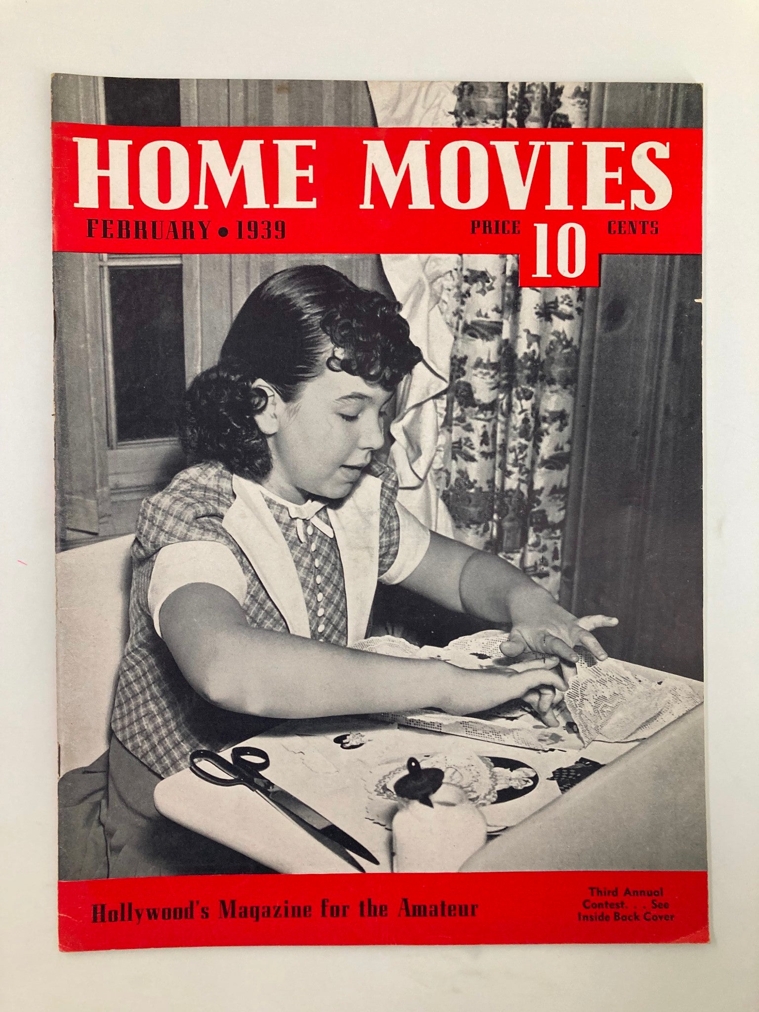 VTG Home Movies Magazine February 1939 'Insomniac' Month's Best Picture No Label