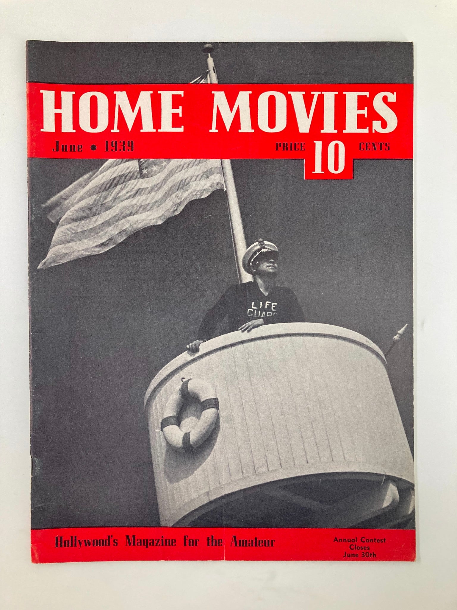 VTG Home Movies Magazine June 1939 When Out West Shoot A Hoss Opera No Label