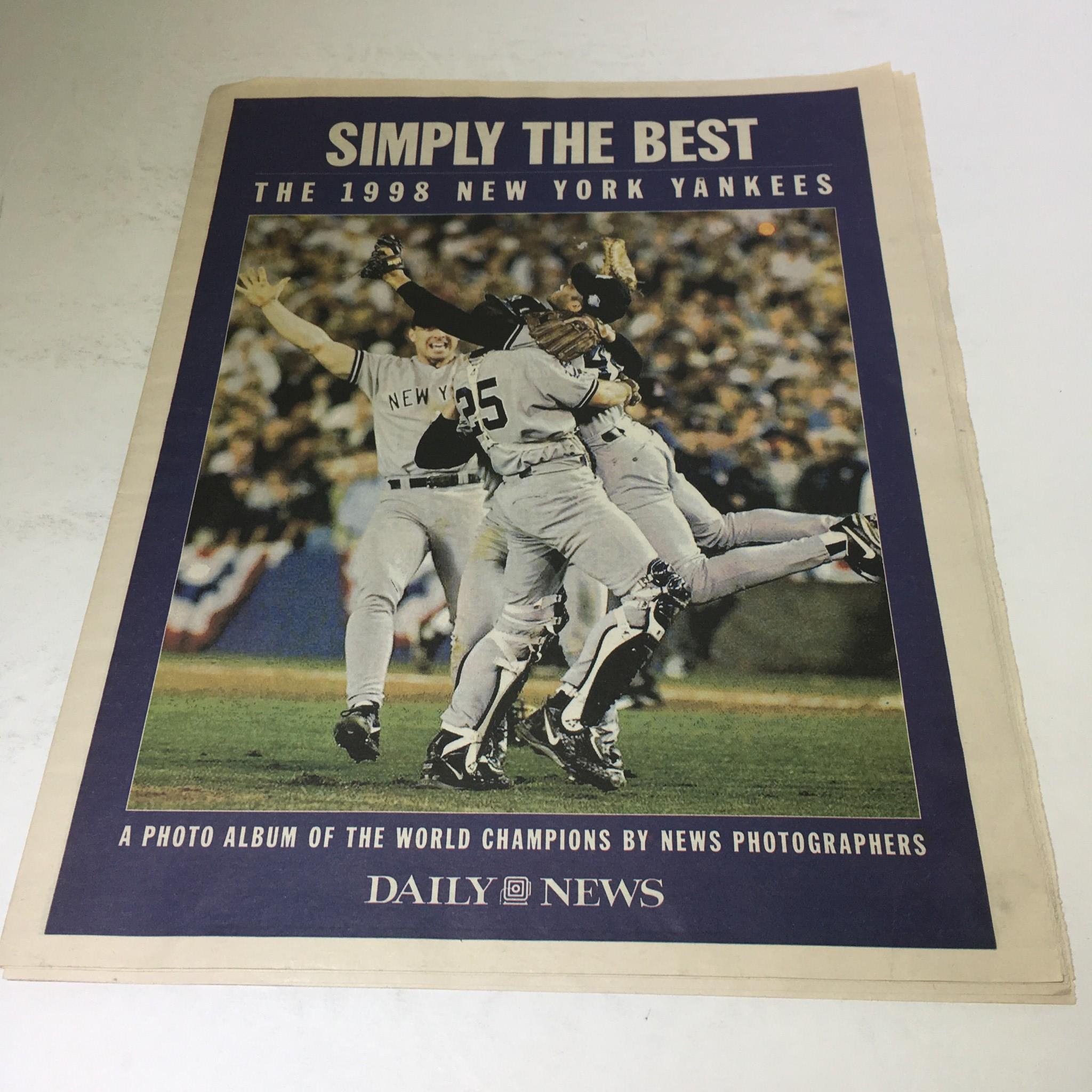 Daily News Yankee Special: Oct 30 1999 Simply The Best, Excellent Ny Yankees