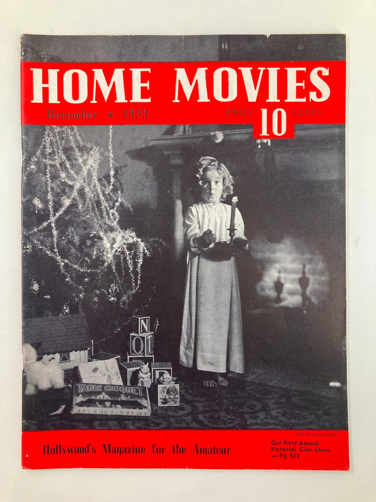 VTG Home Movies Magazine December 1939 Keep Scene Footage Down No Label