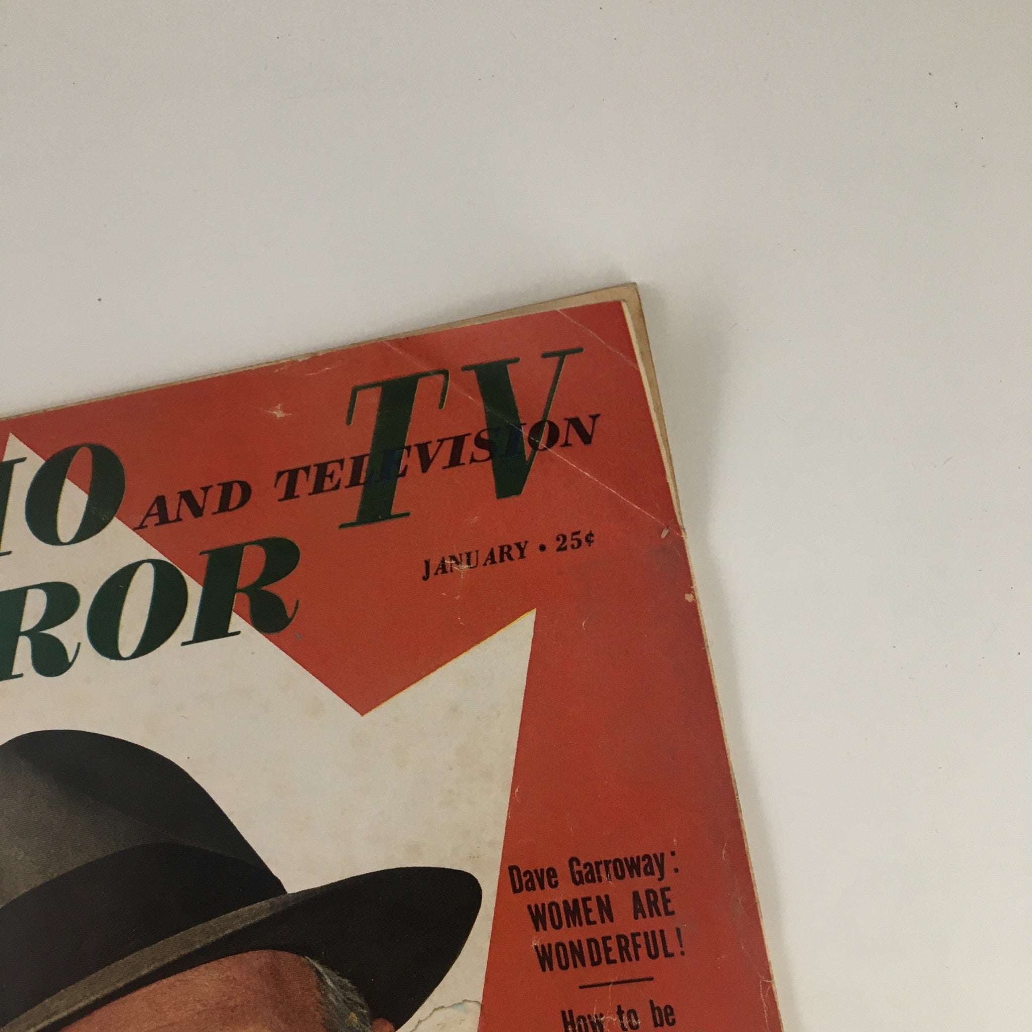 Radio TV Mirror Magazine January 1951 Walter Winchell Portrait No Label