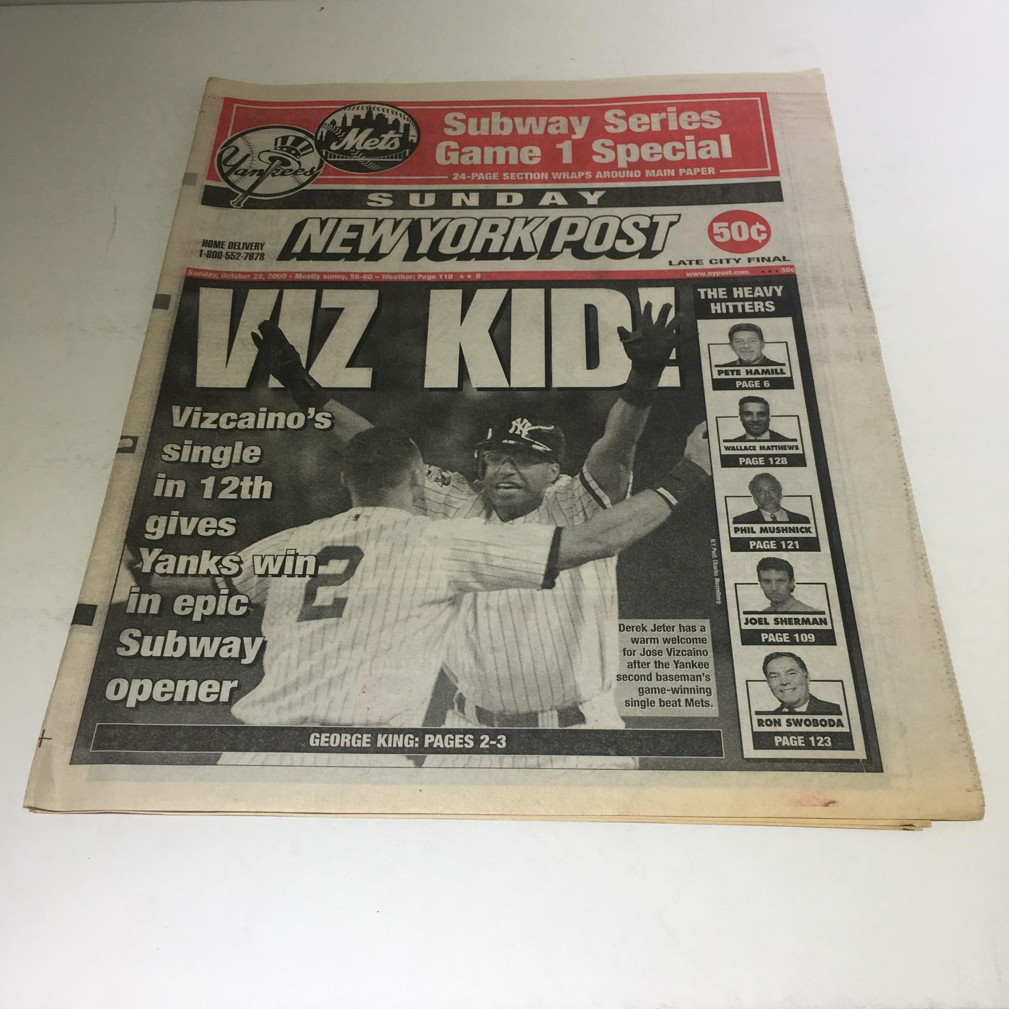 NY Post: Oct 22 2000 Viz Kid! Excellent