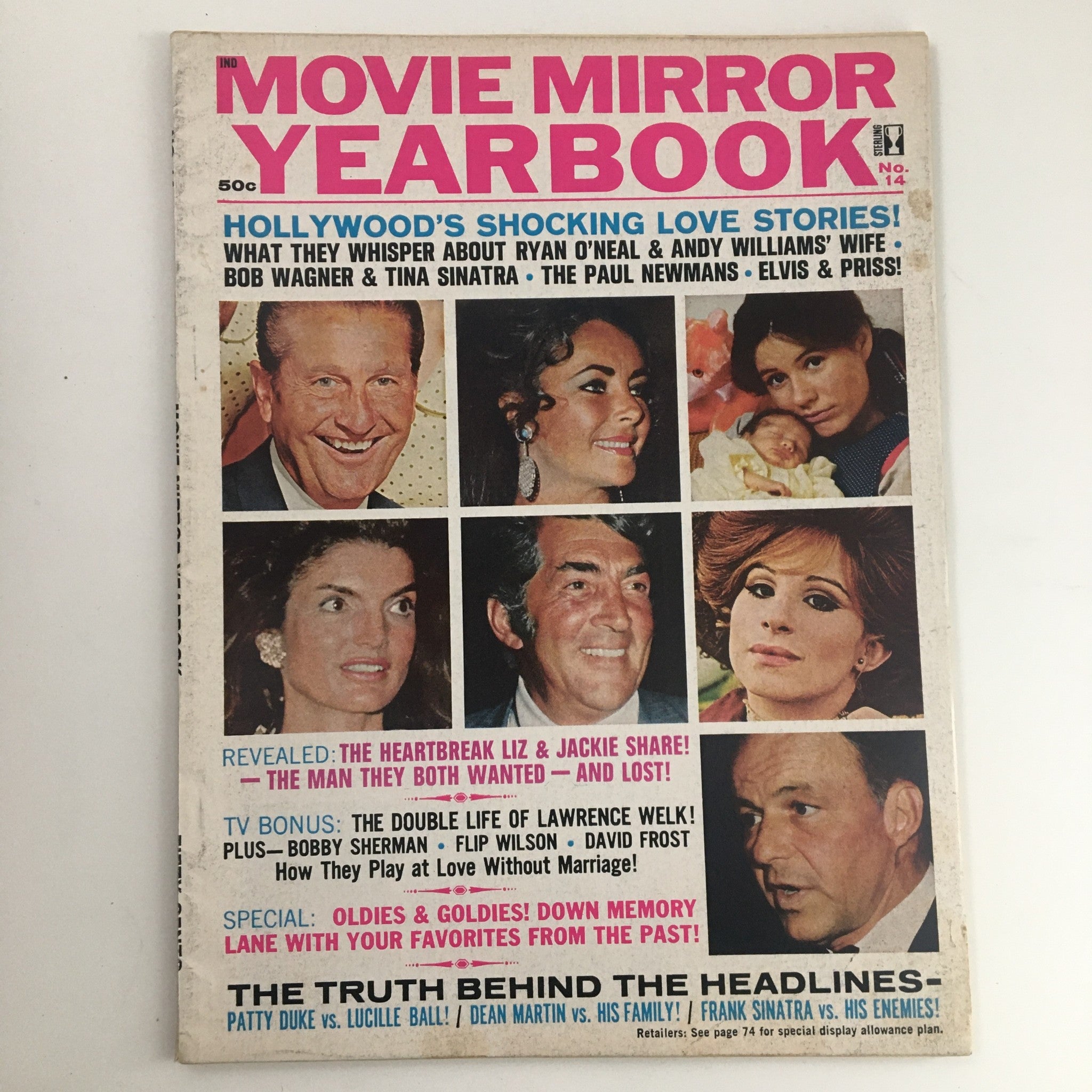 Movie Mirror Yearbook 1971 No. 14 Elizabeth Taylor & Jackie Kennedy No Label