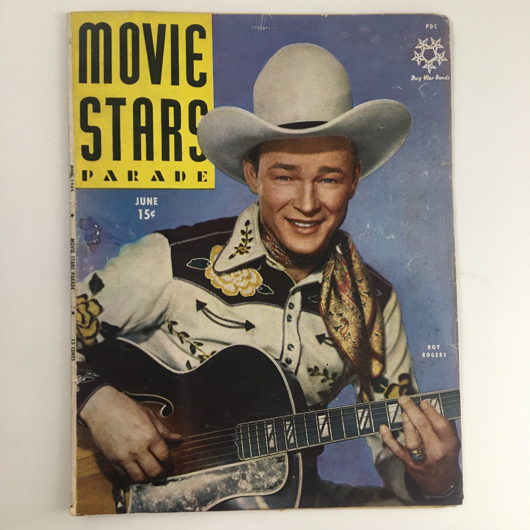 Movie Stars Parade Magazine June 1945 Roy Rogers & Bill Edwards No Label