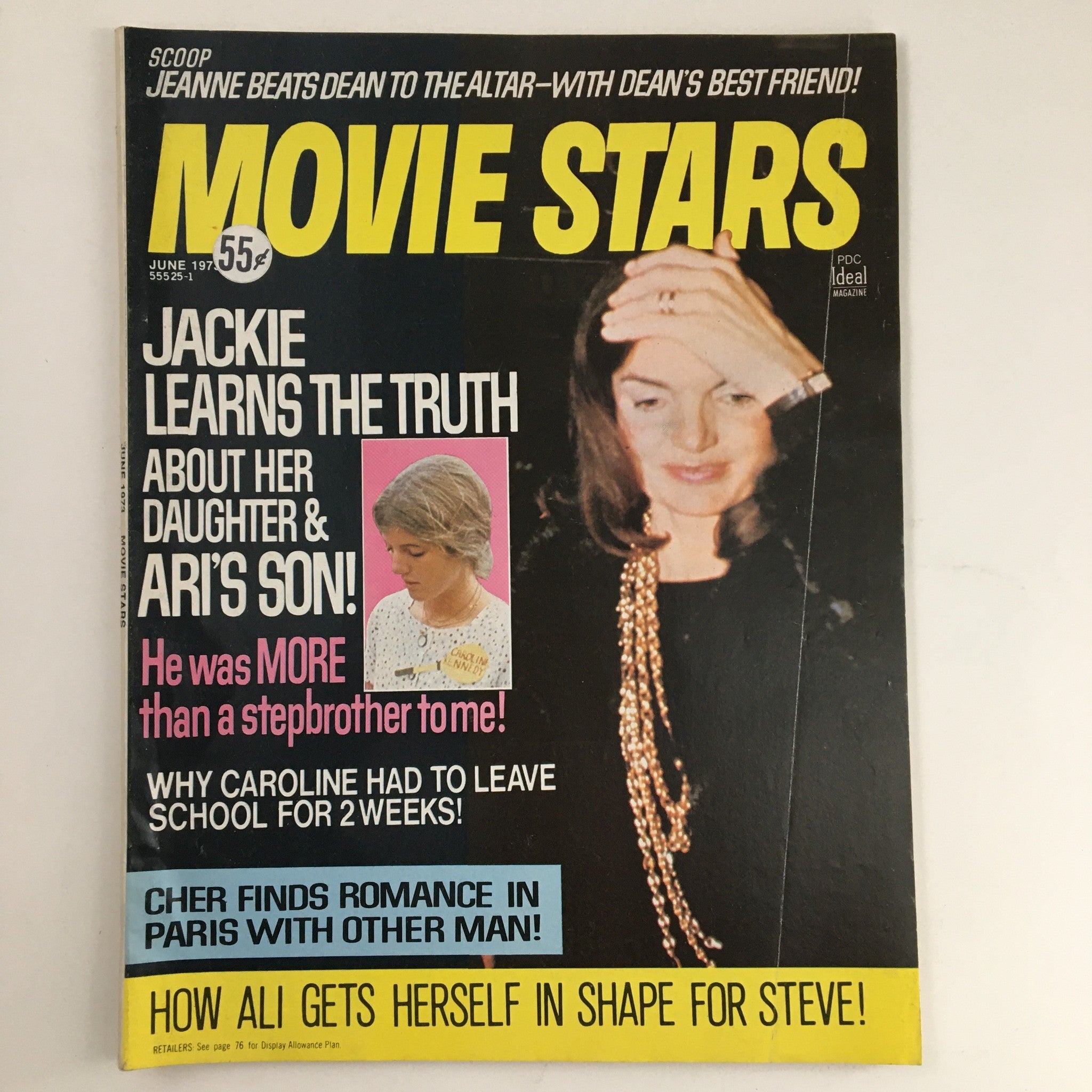 Movie Stars Magazine June 1973 Jackie Onassis & Johnny Carson No Label