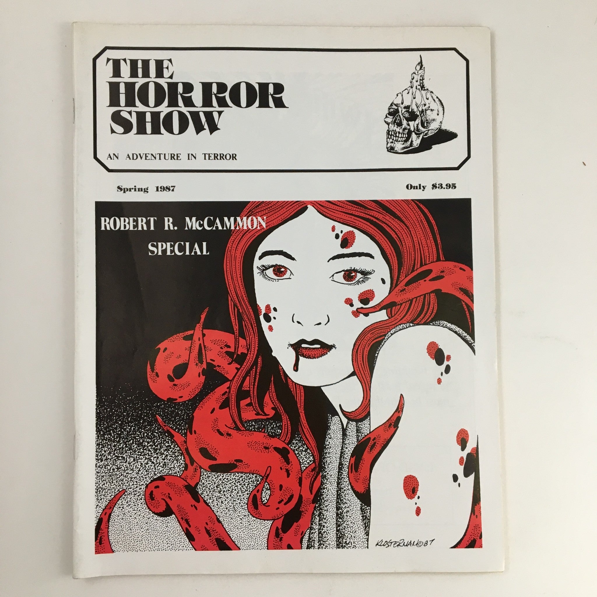 The Horror Show Magazine Spring 1987 Robert R. McCammon Interview No Label