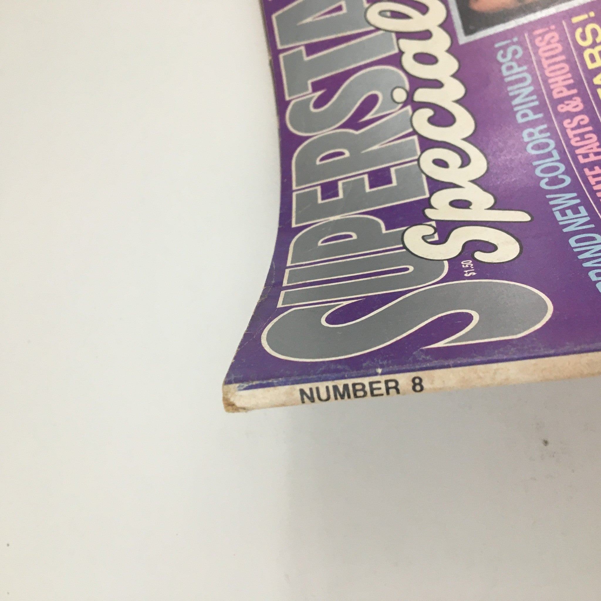 Cover of Superstar Special Magazine 1979 No. 8 featuring the title and issue number, showcasing a vibrant design with the glossy finish.