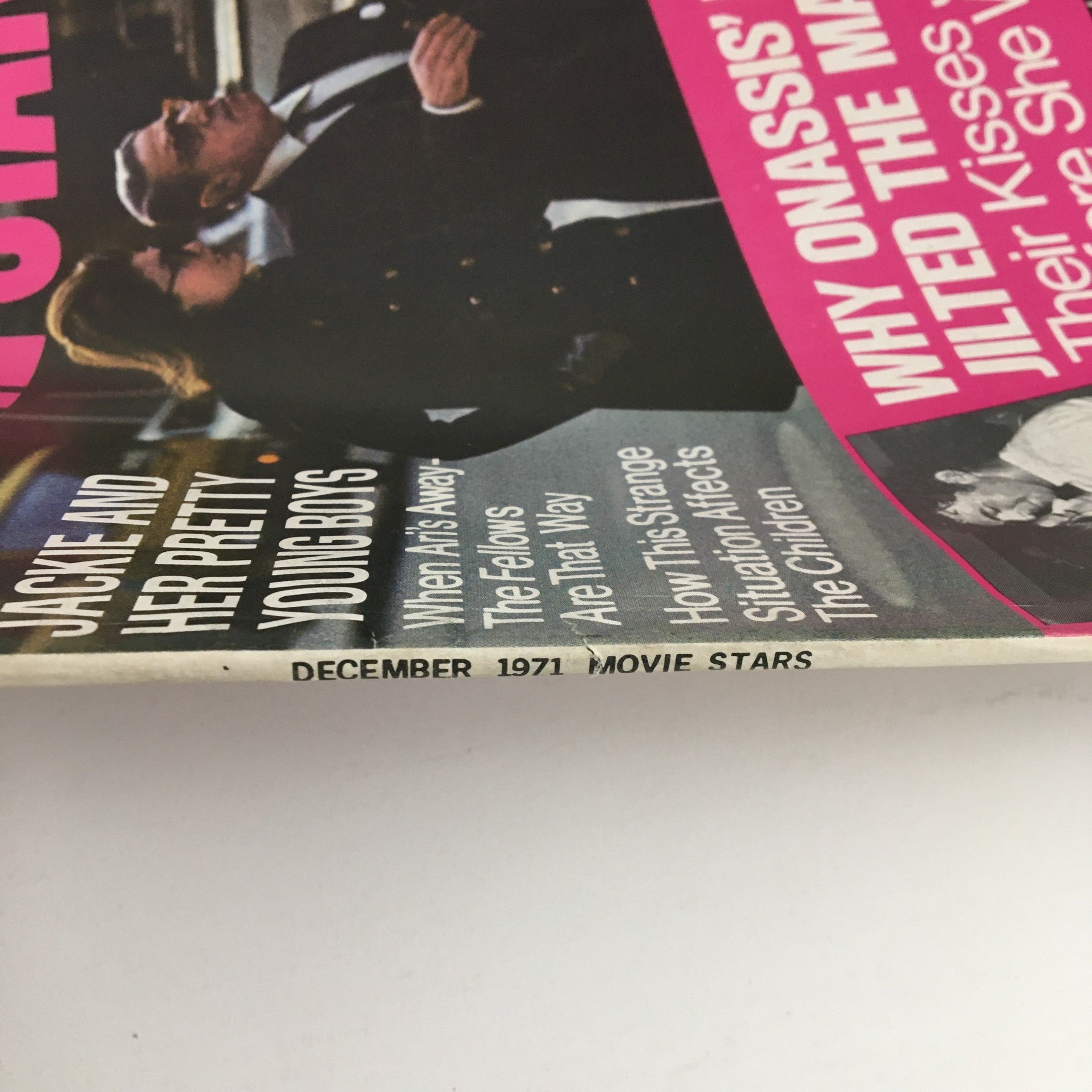 Movie Stars Magazine December 1971 Jackie Kennedy & Aristotle Onassis No Label