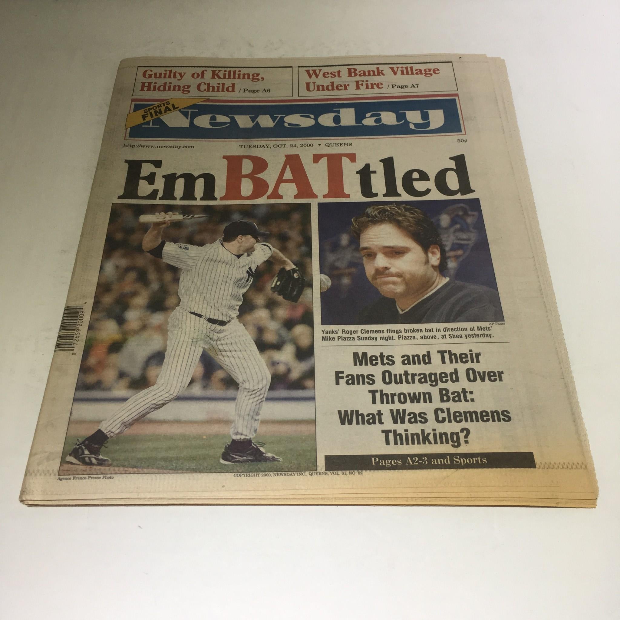 Newsday: Oct 24 2000 EmBATtled