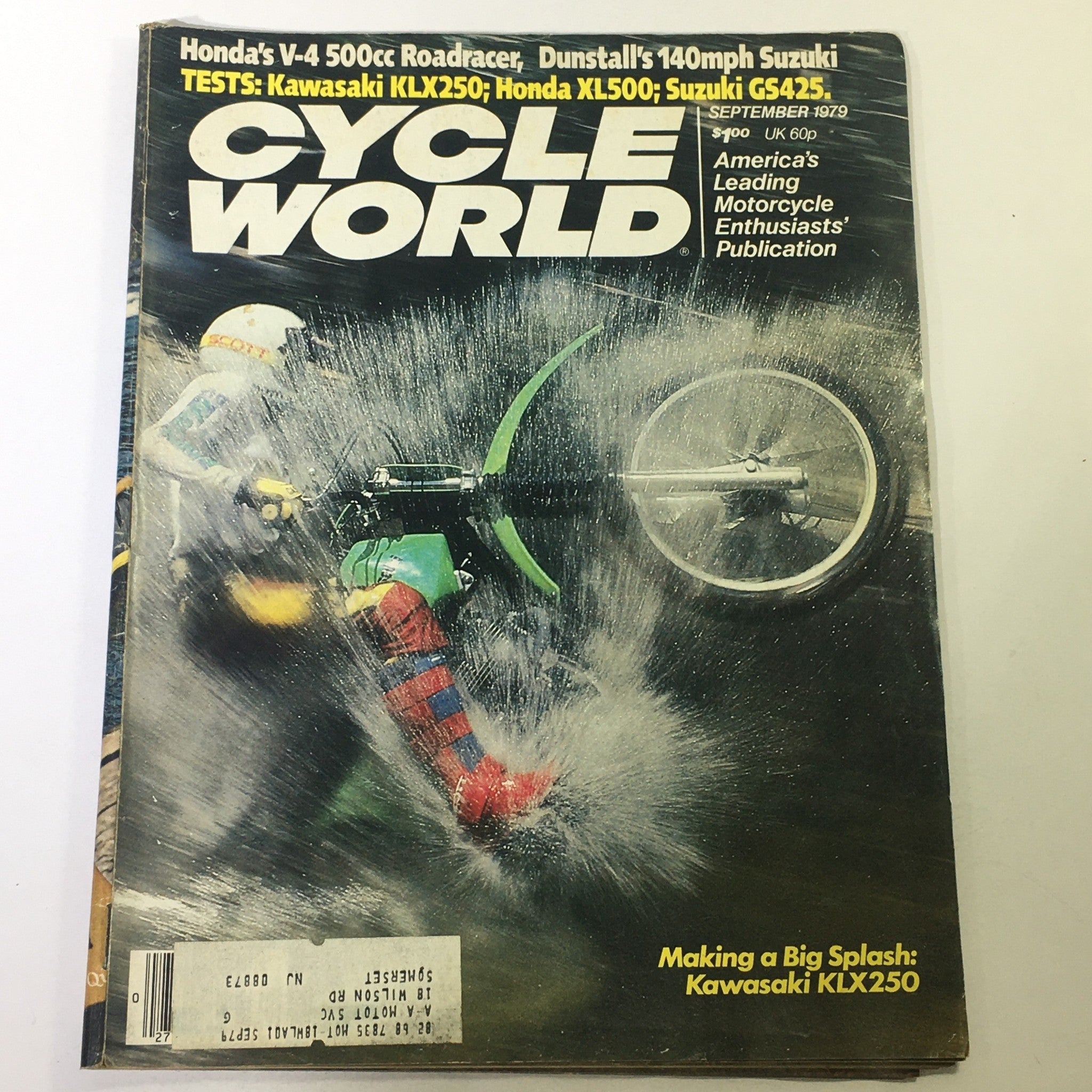 VTG Cycle World Magazine September 1979 - Kawasaki KLX250 & Honda XL500 Test