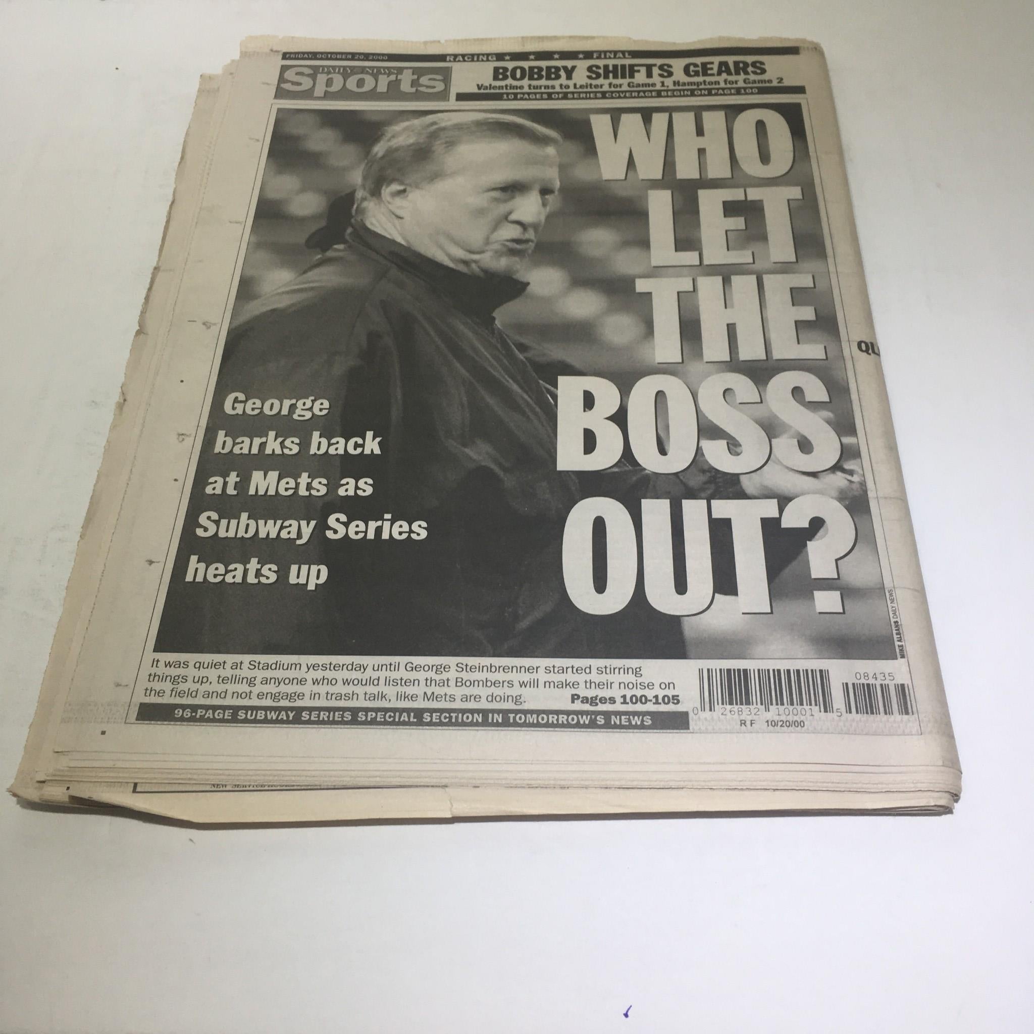 NY Daily News: Oct 27 2000 Ready To Rumble