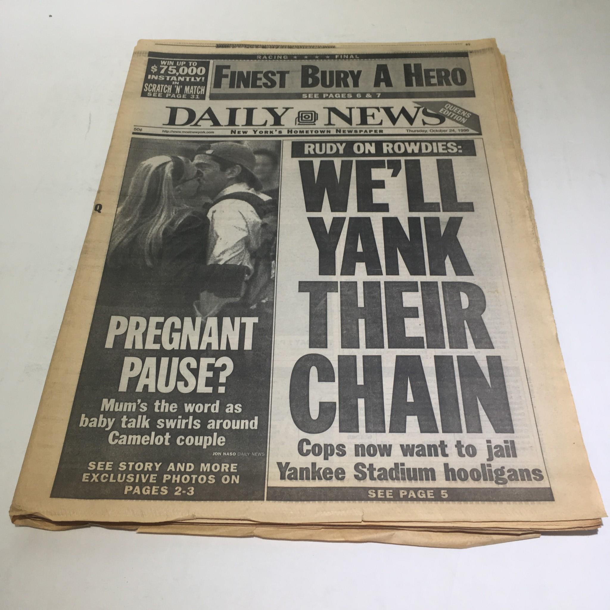 New York Daily News: Oct 24 1996 We'll Yank Their Chain