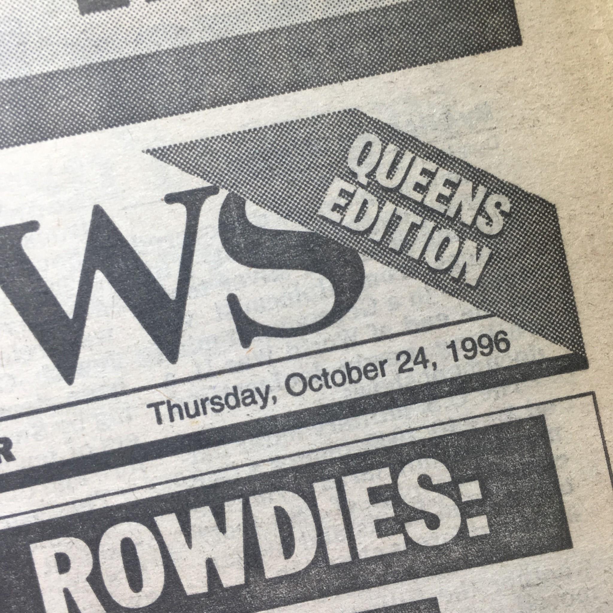 New York Daily News: Oct 24 1996 We'll Yank Their Chain