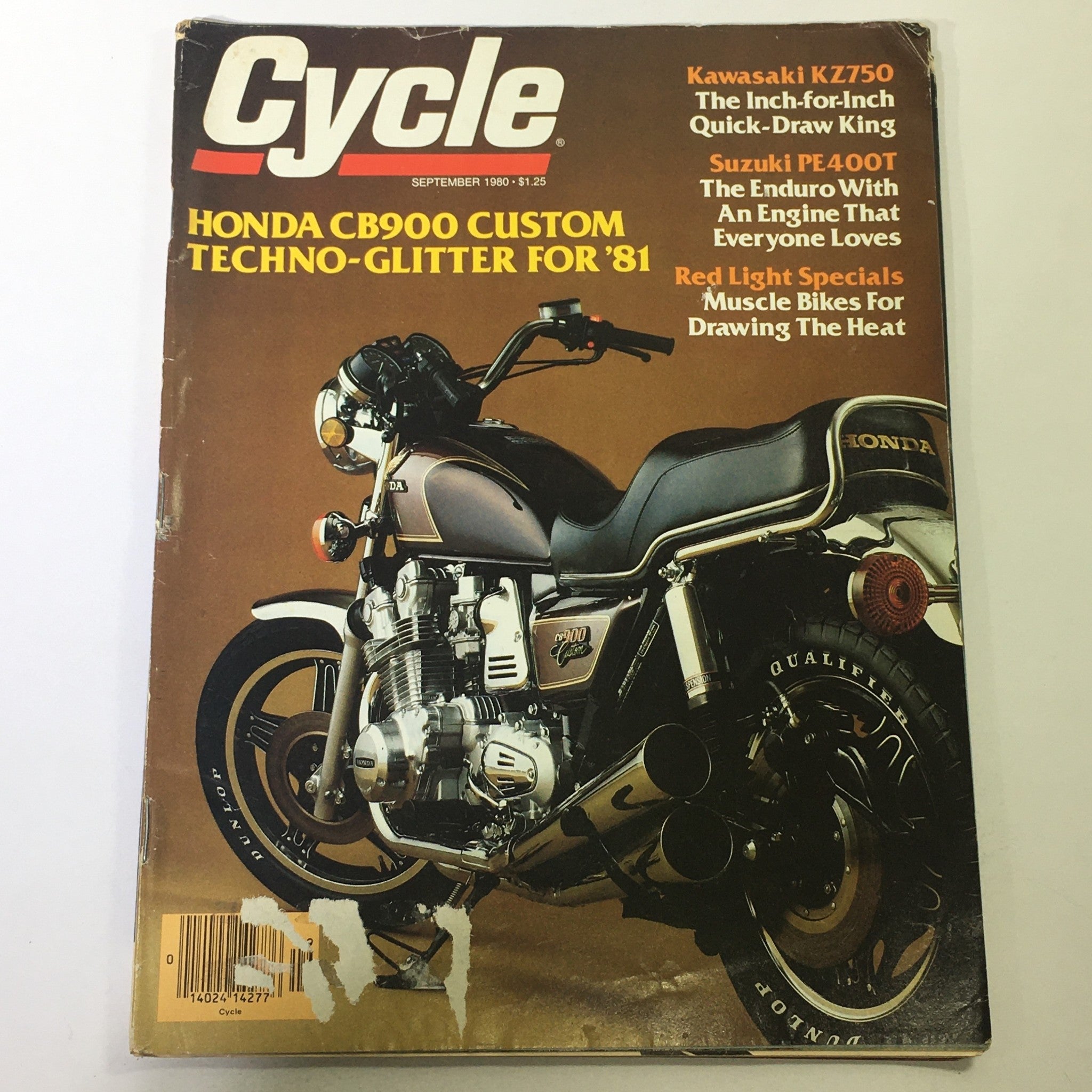 VTG Cycle Magazine September 1980 - Honda CB900 / Kawasaki KZ750 / Suzuki PE400T