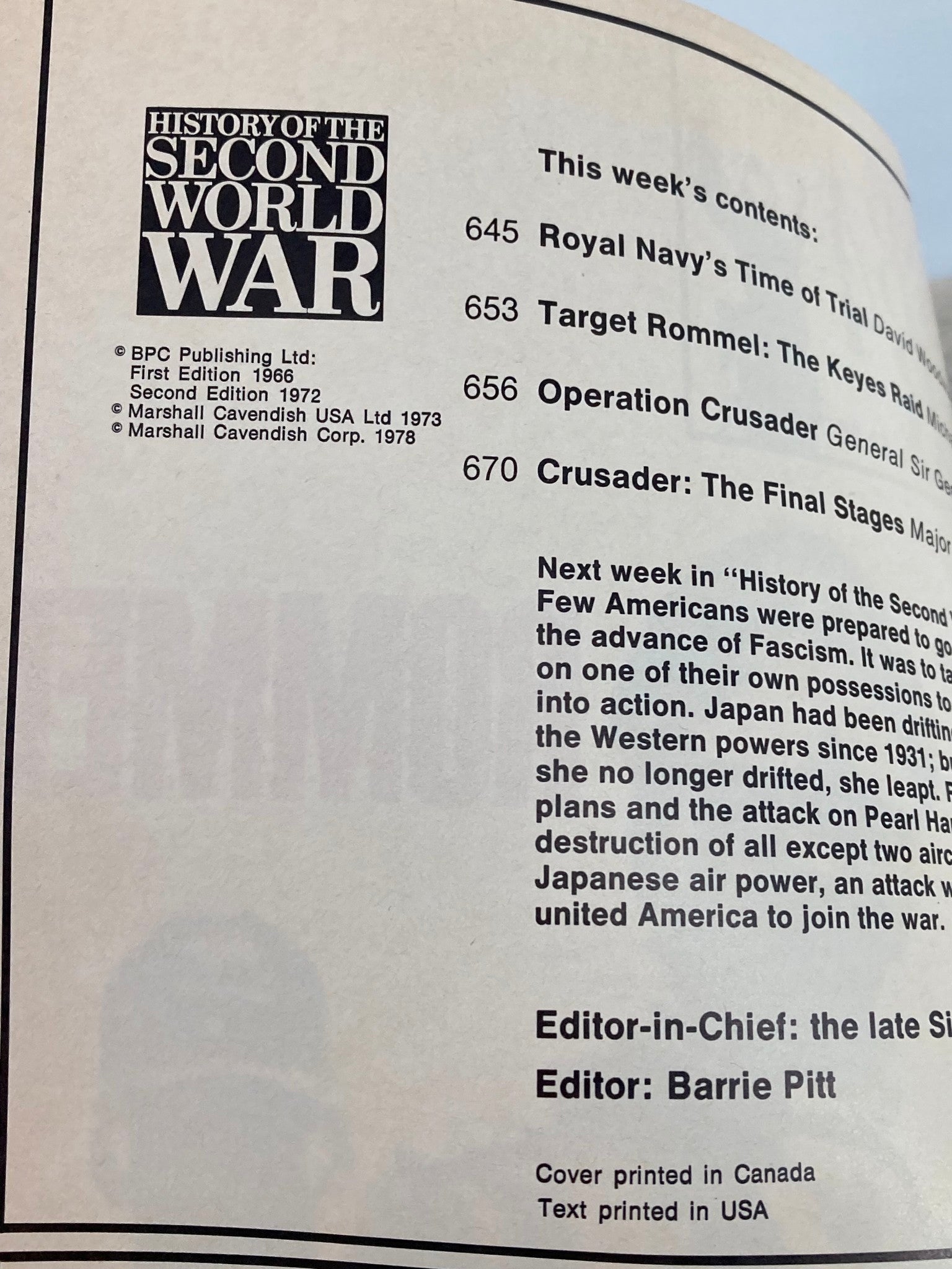 VTG History of the Second World War Part 24 1978 - Target Rommel Commando Raid