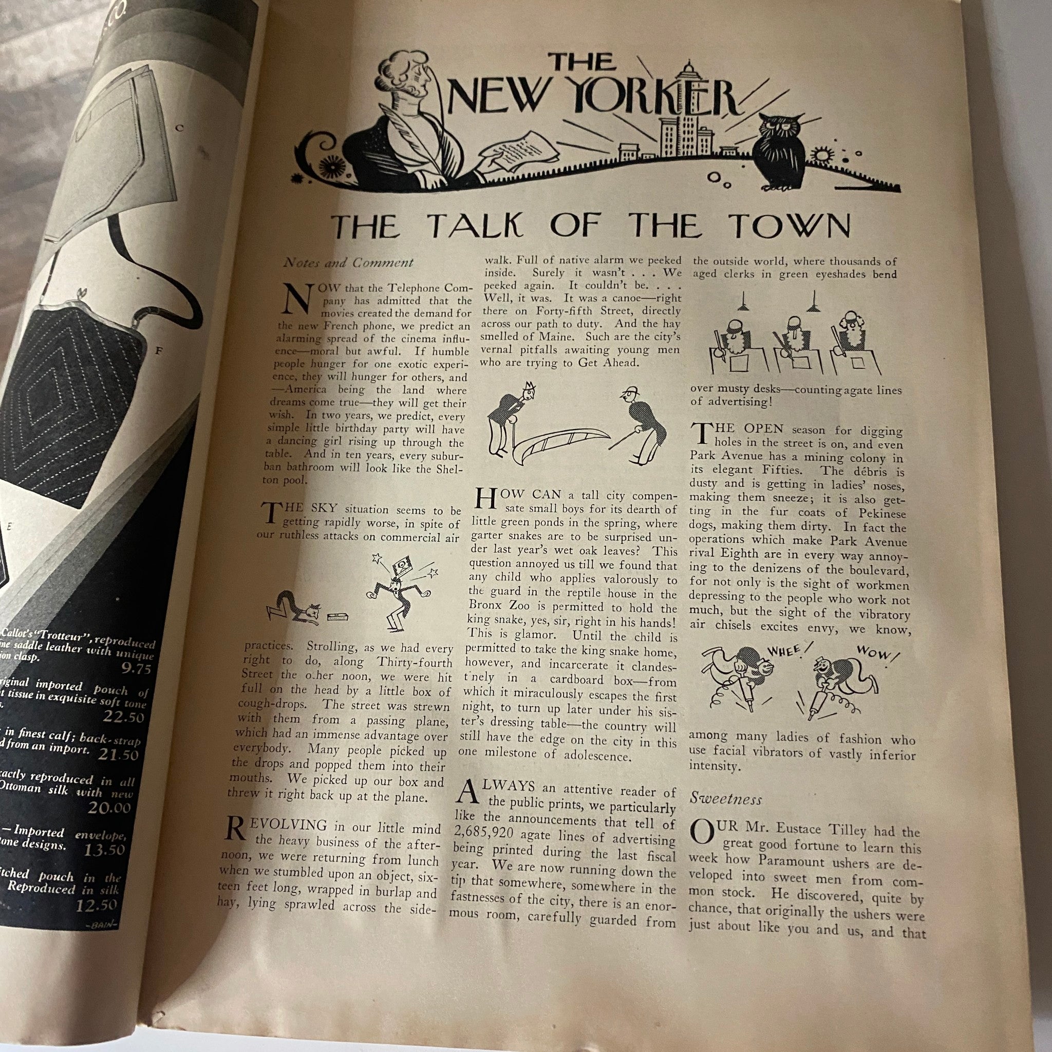 The New Yorker Complete Magazine April 2, 1927 Matias Santoyo Cover