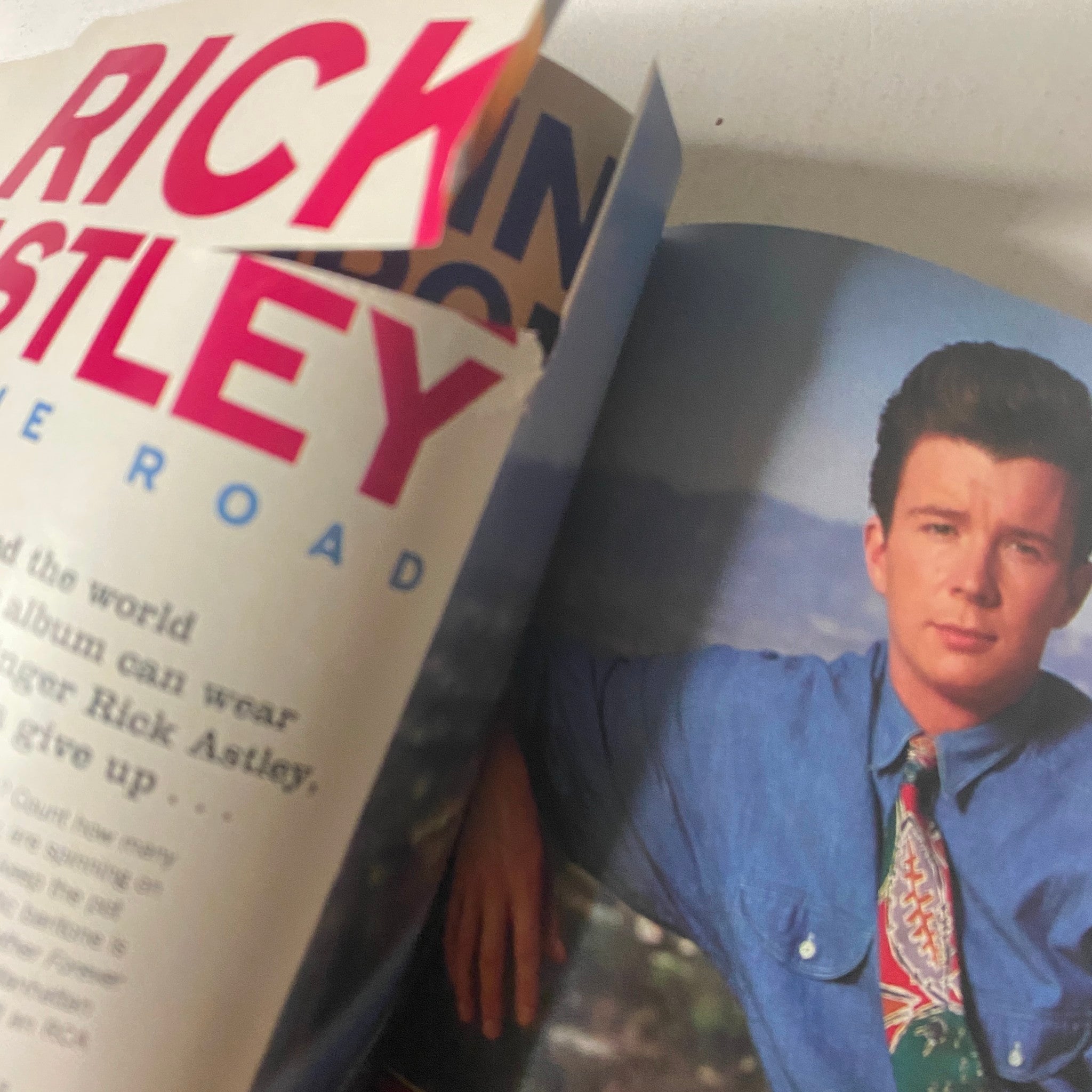 Seventeen Magazine July 1988 The Chynna Syndrome Feature featuring an article on Rick Astley, showcasing the renowned artist in a colorful outfit.