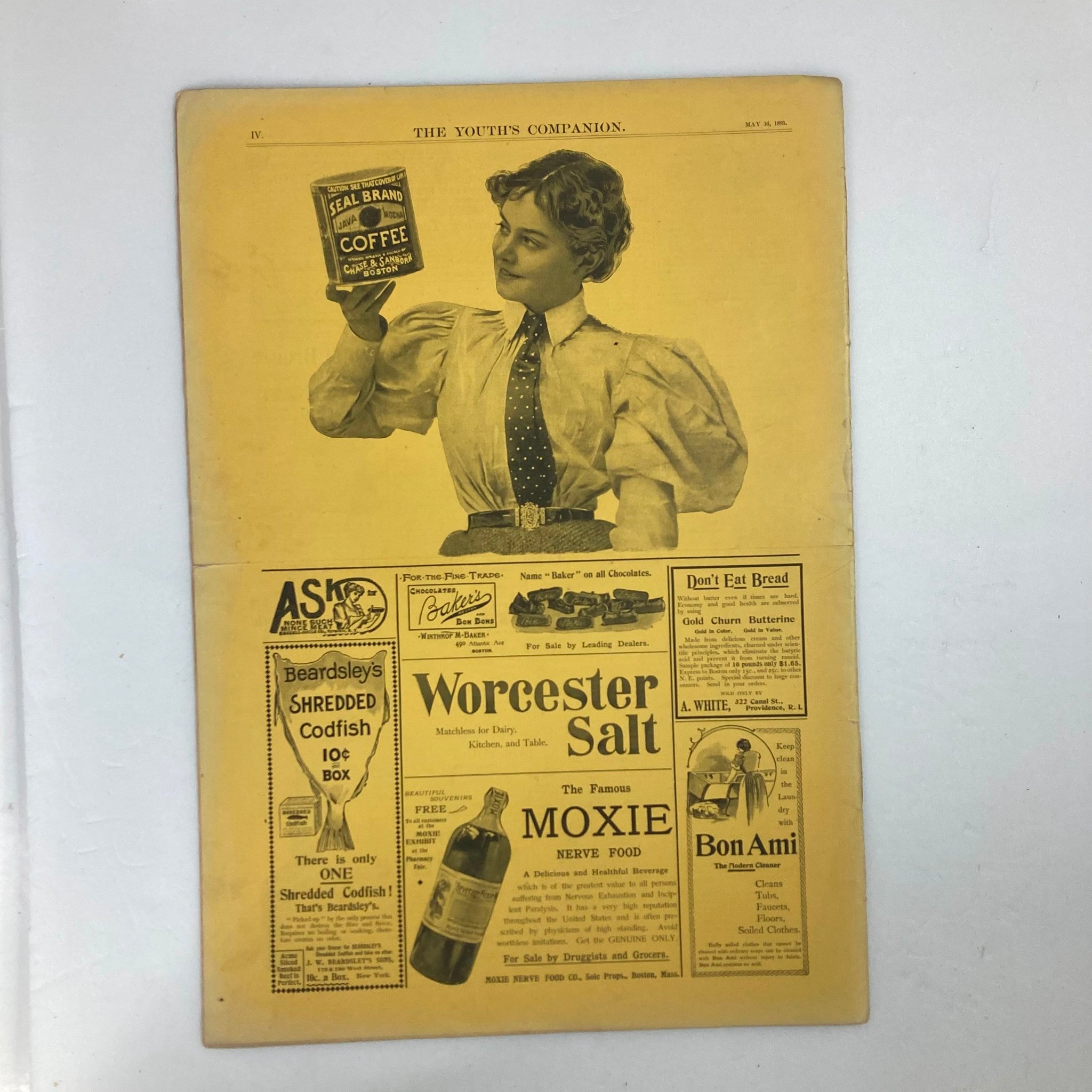 VTG The Youth's Companion Magazine May 16 1895 The Lottery Ticket No Label