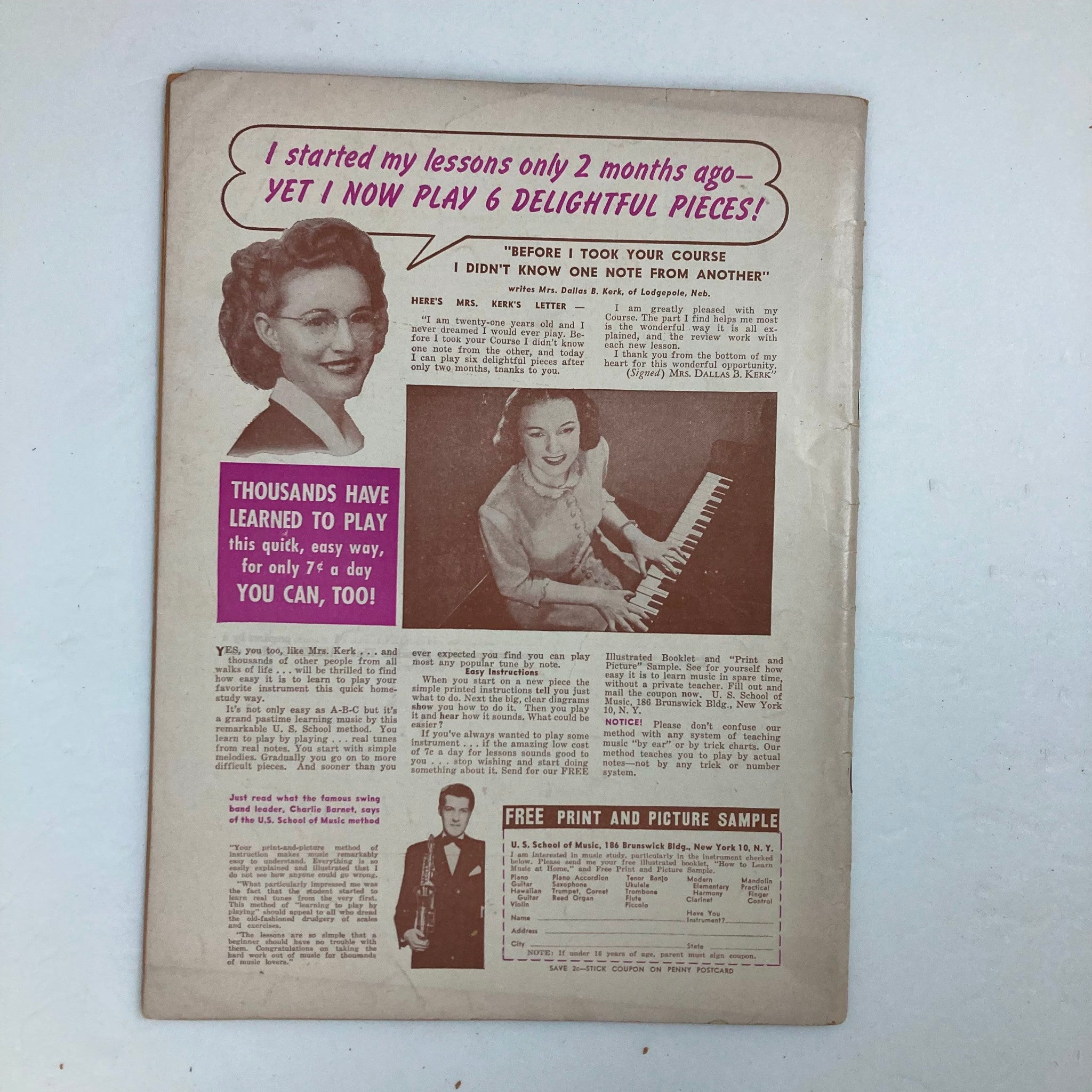 VTG Hit Parader Magazine June 1946 Perry Como and In Love In Vain No Label