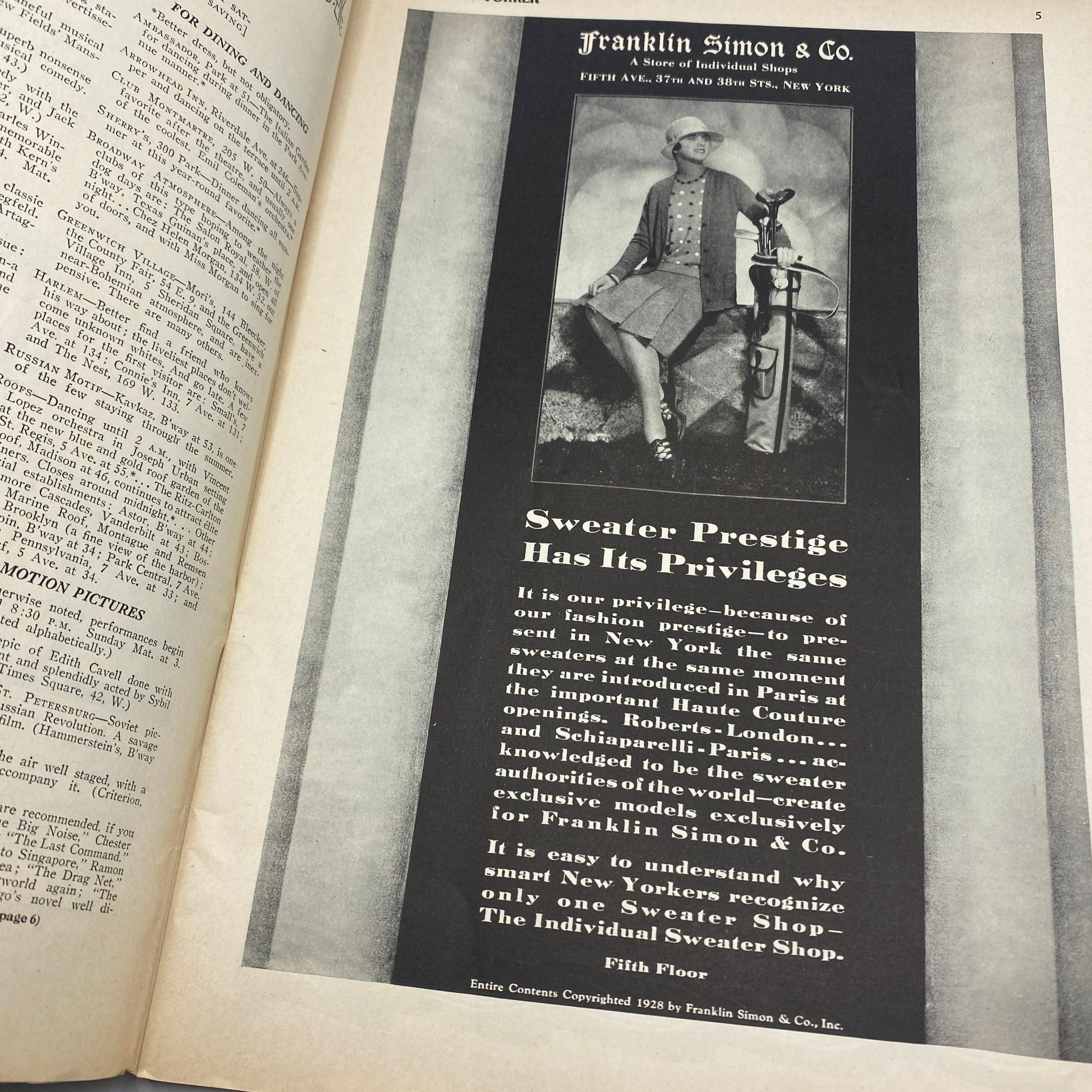 The New Yorker Complete Magazine June 30, 1928 Helen E. Hokinson Cover