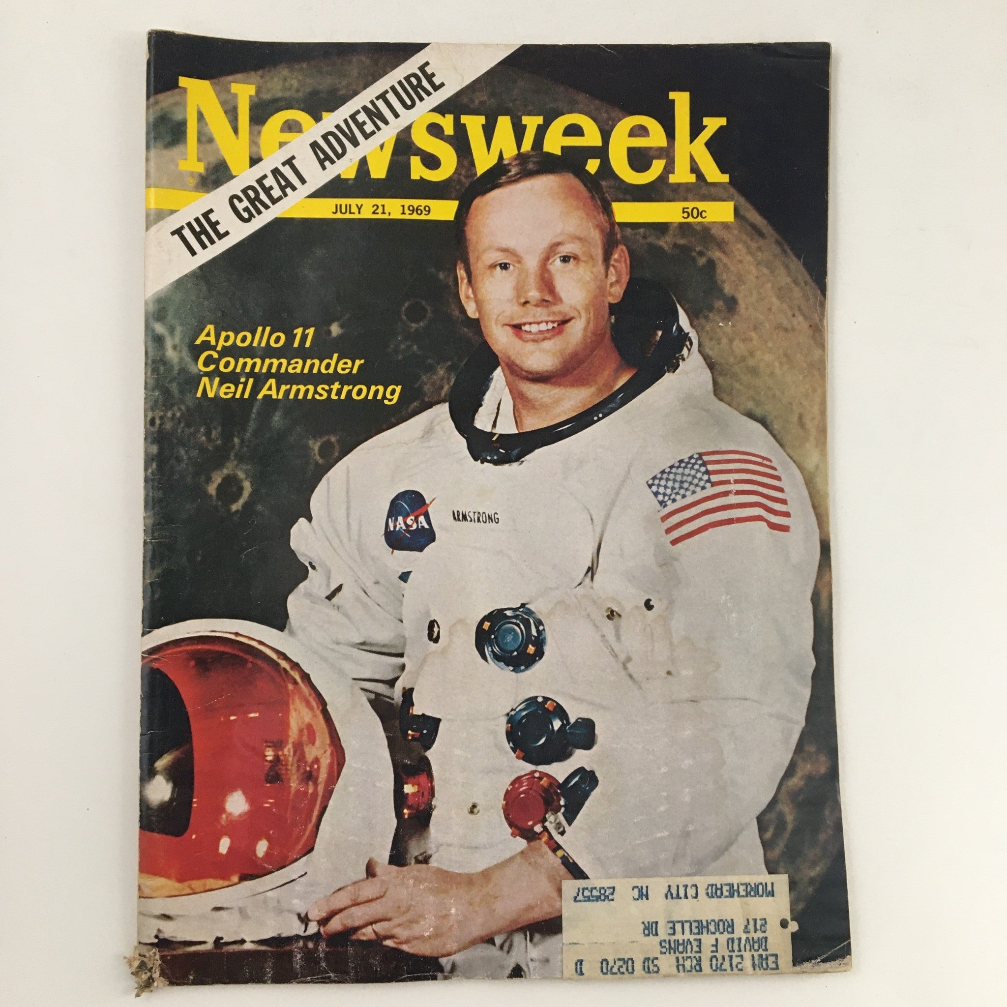 Newsweek Magazine July 21 1969 Apollo 11 Commander Neil Armstrong Adventure