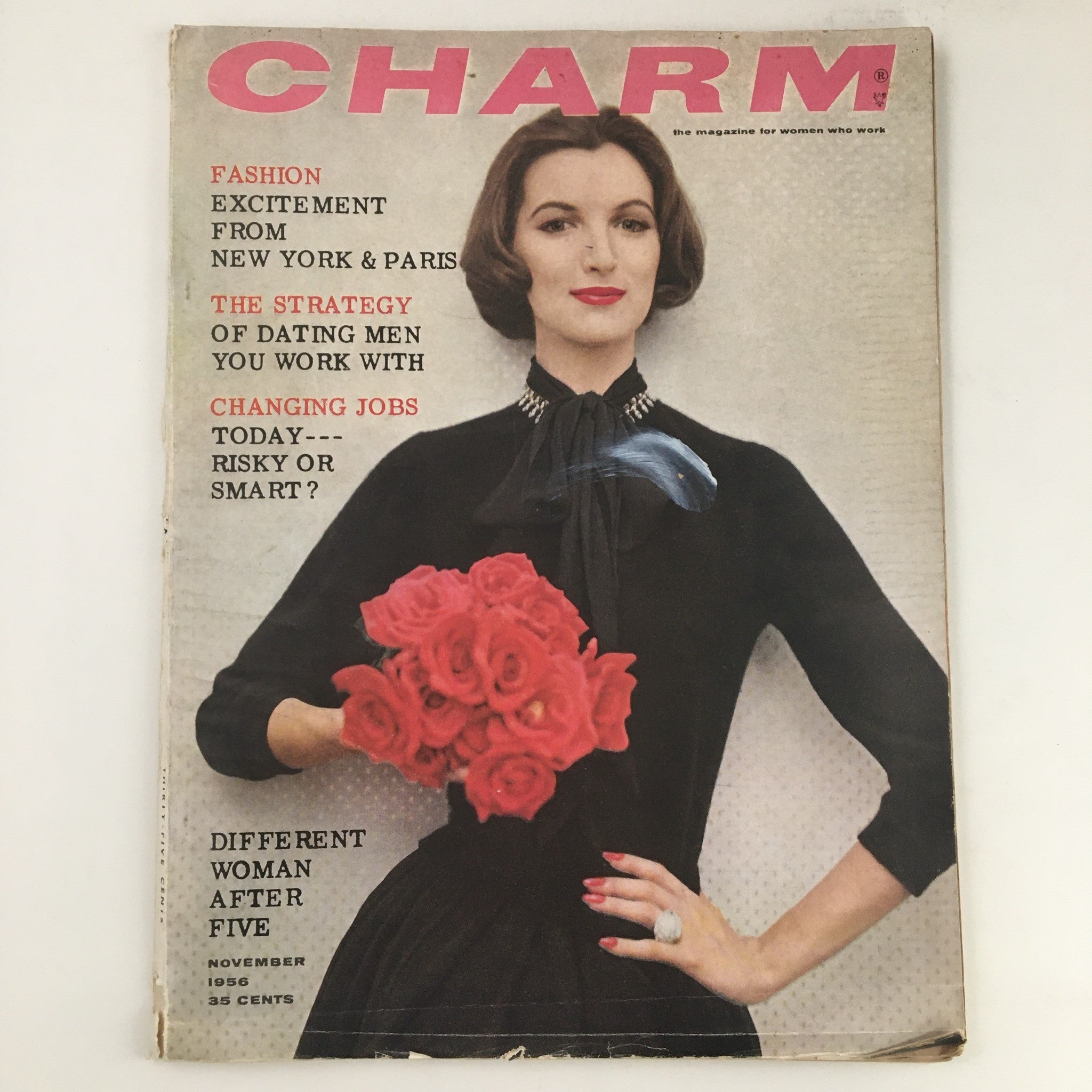 Charm Magazine November 1956 Fashion Excitement From New York to Paris No Label