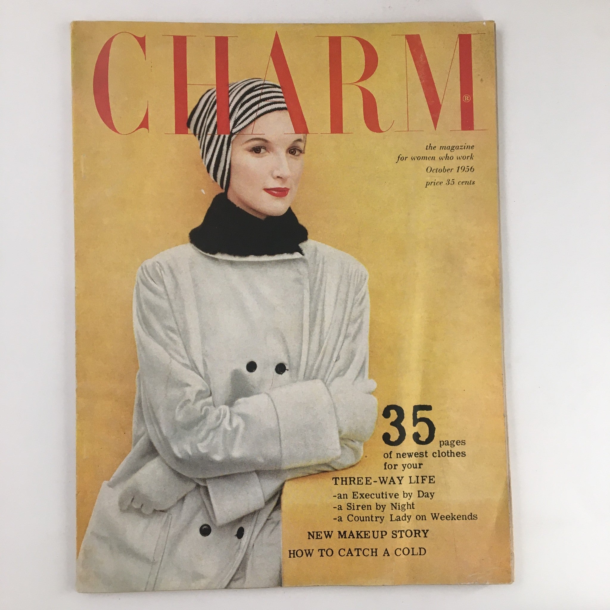 Charm Magazine October 1956 Executive, Siren & Country Lady 3-Way Life No Label