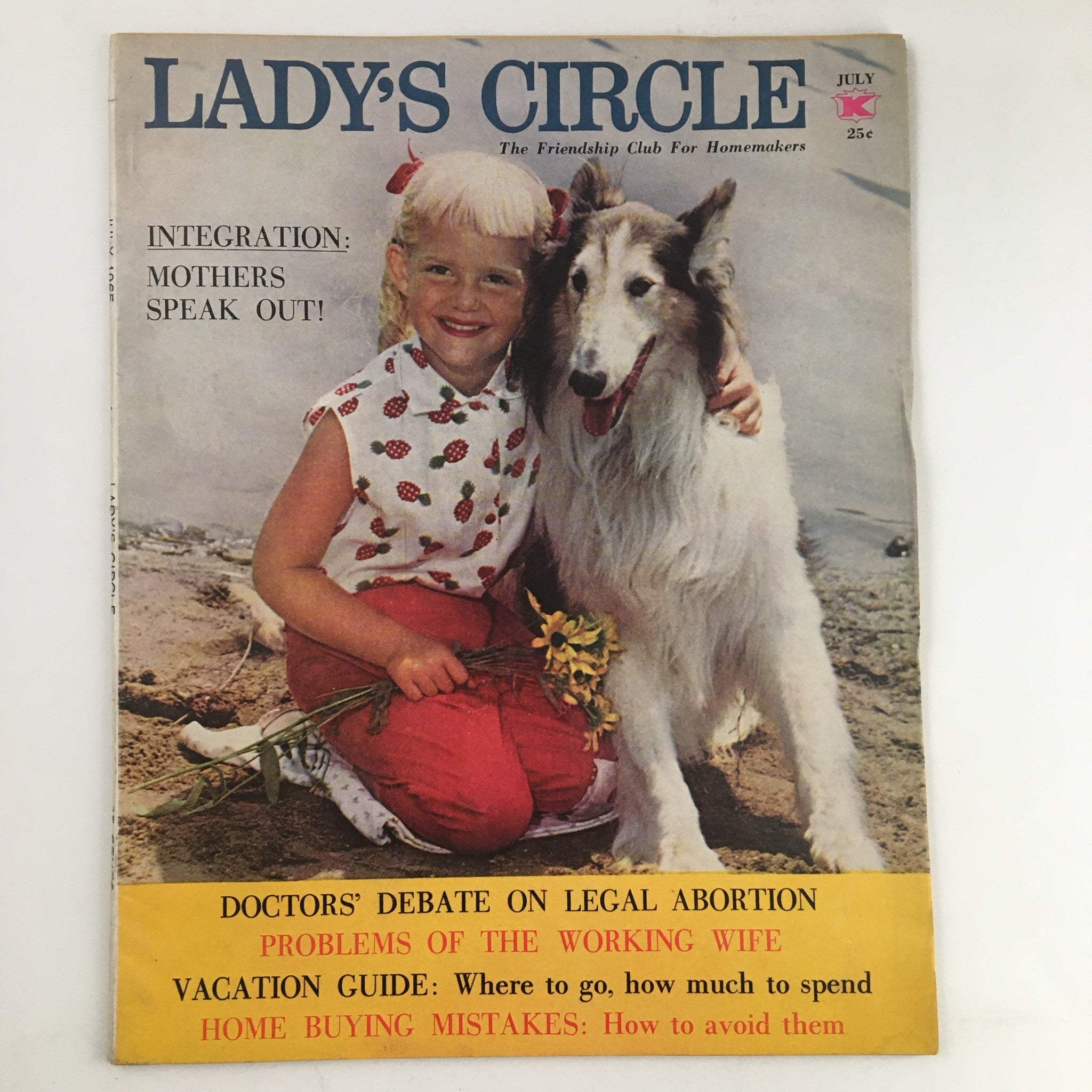 Lady's Circle Magazine July 1965 Doctor's Debate on Legal Abortion No Label